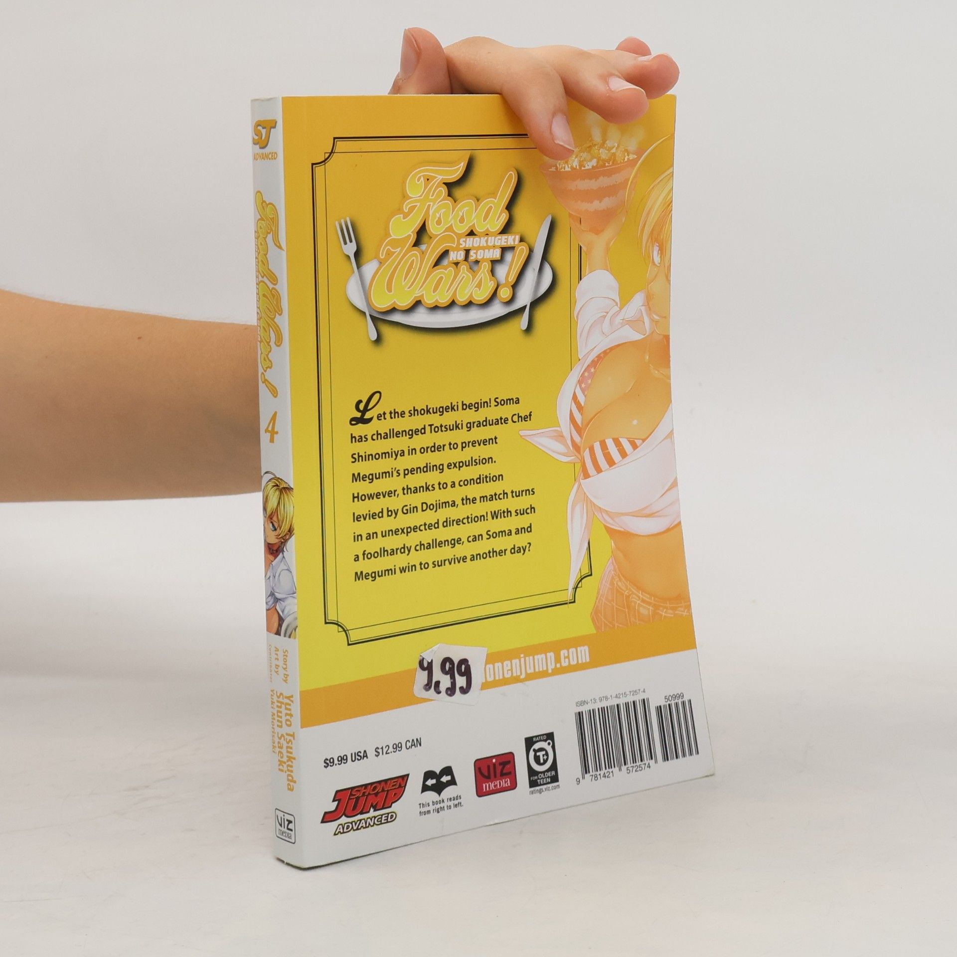 Yuto Tsukuda Food Wars!: Shokugeki no Soma, Vol. 4