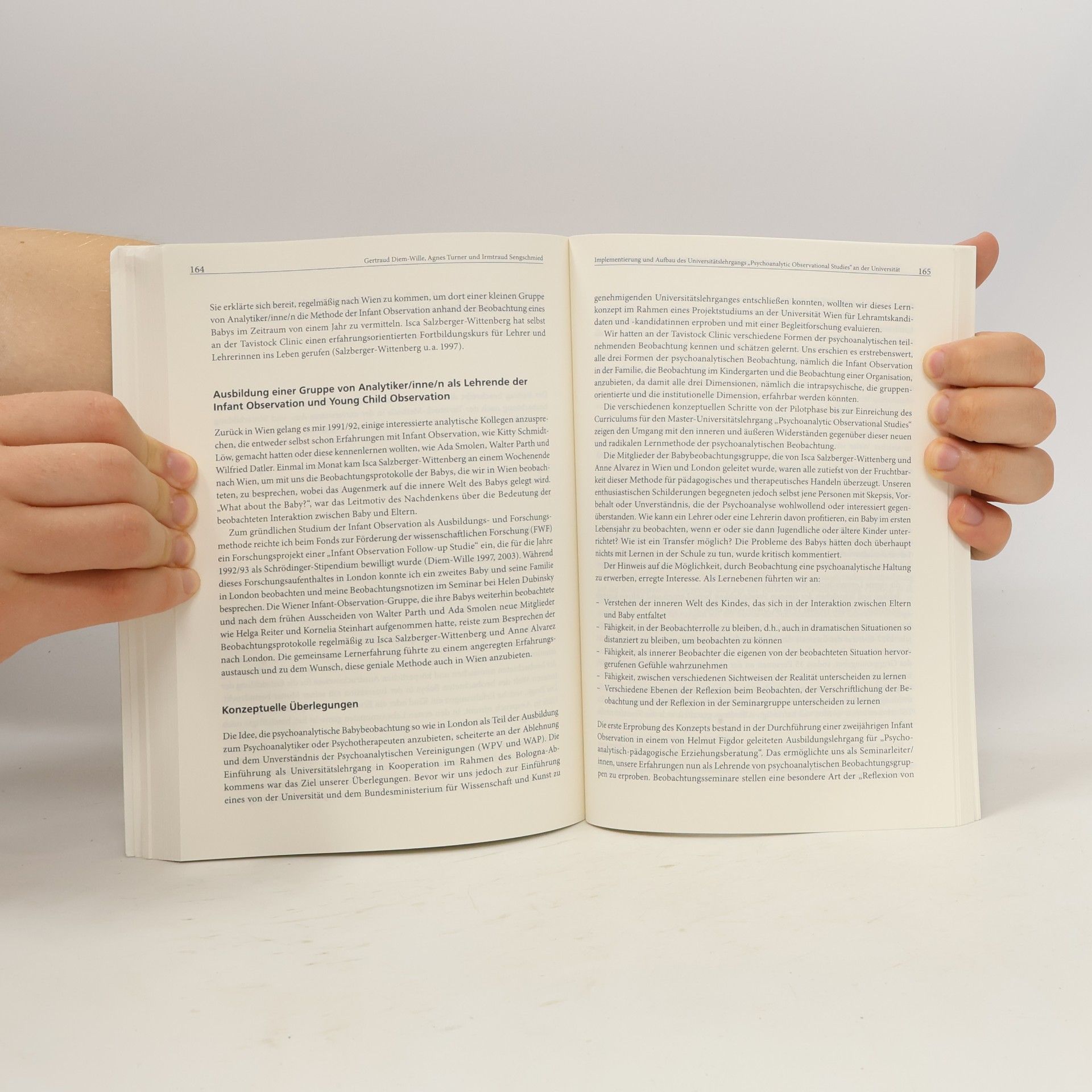 Gertraud Diem-Wille Die Methode der psychoanalystischen Beobachtung