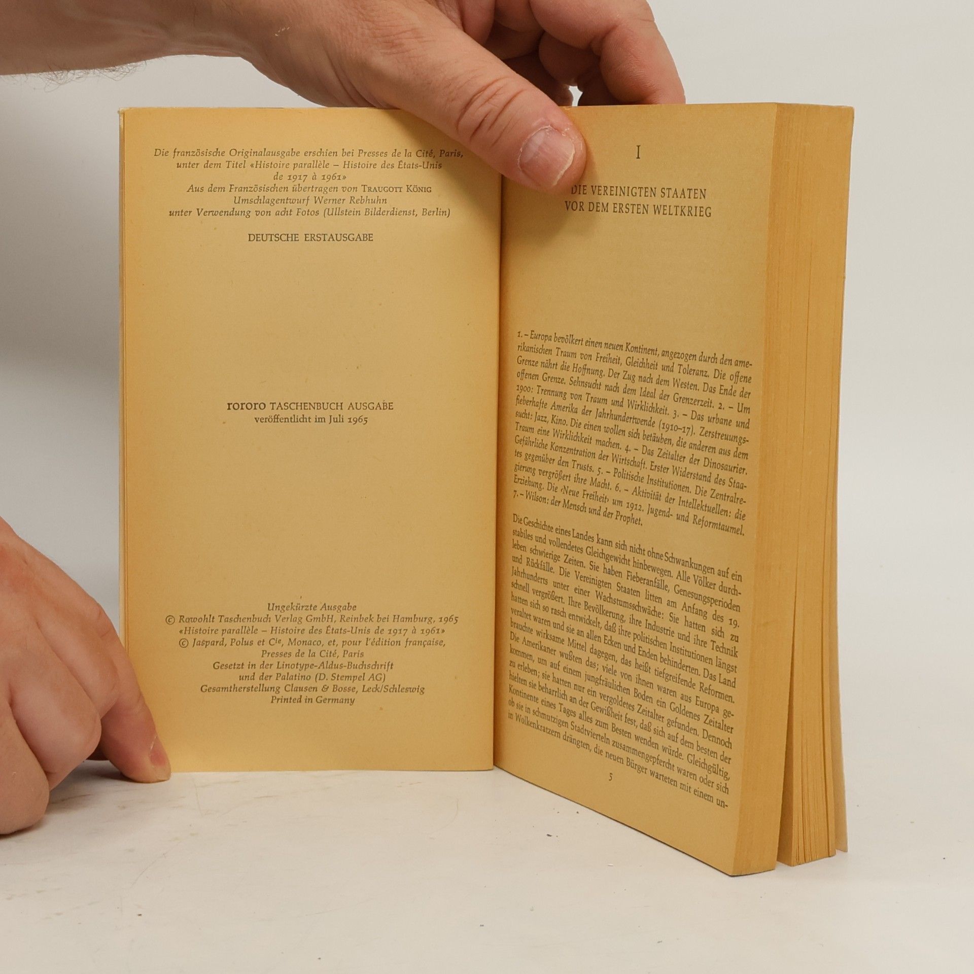 André Maurois Die Geschichte der USA von Wilson bis Kennedy