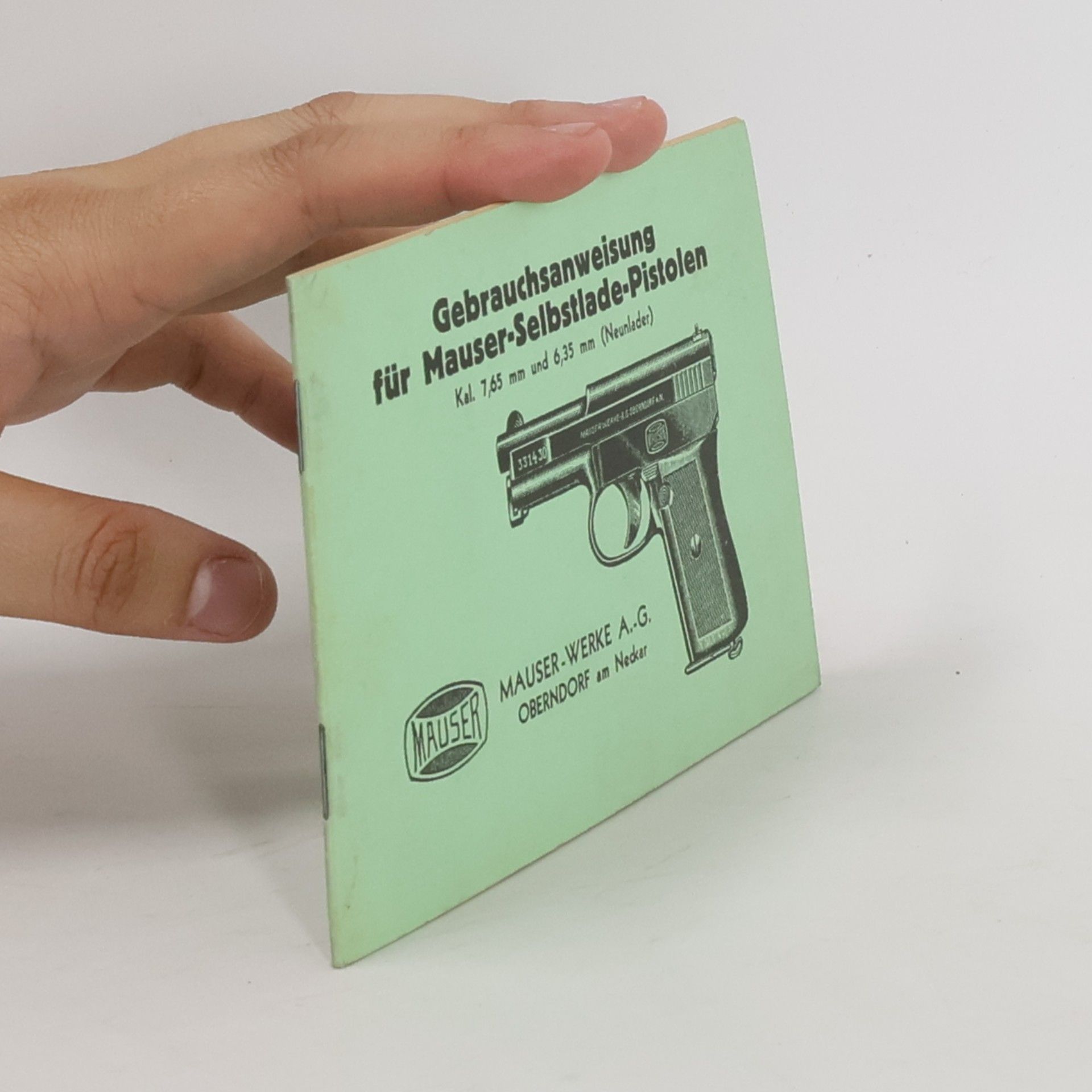 kolektiv Gebrauchsanweisung für Mauser-Selbstlade-Pistolen