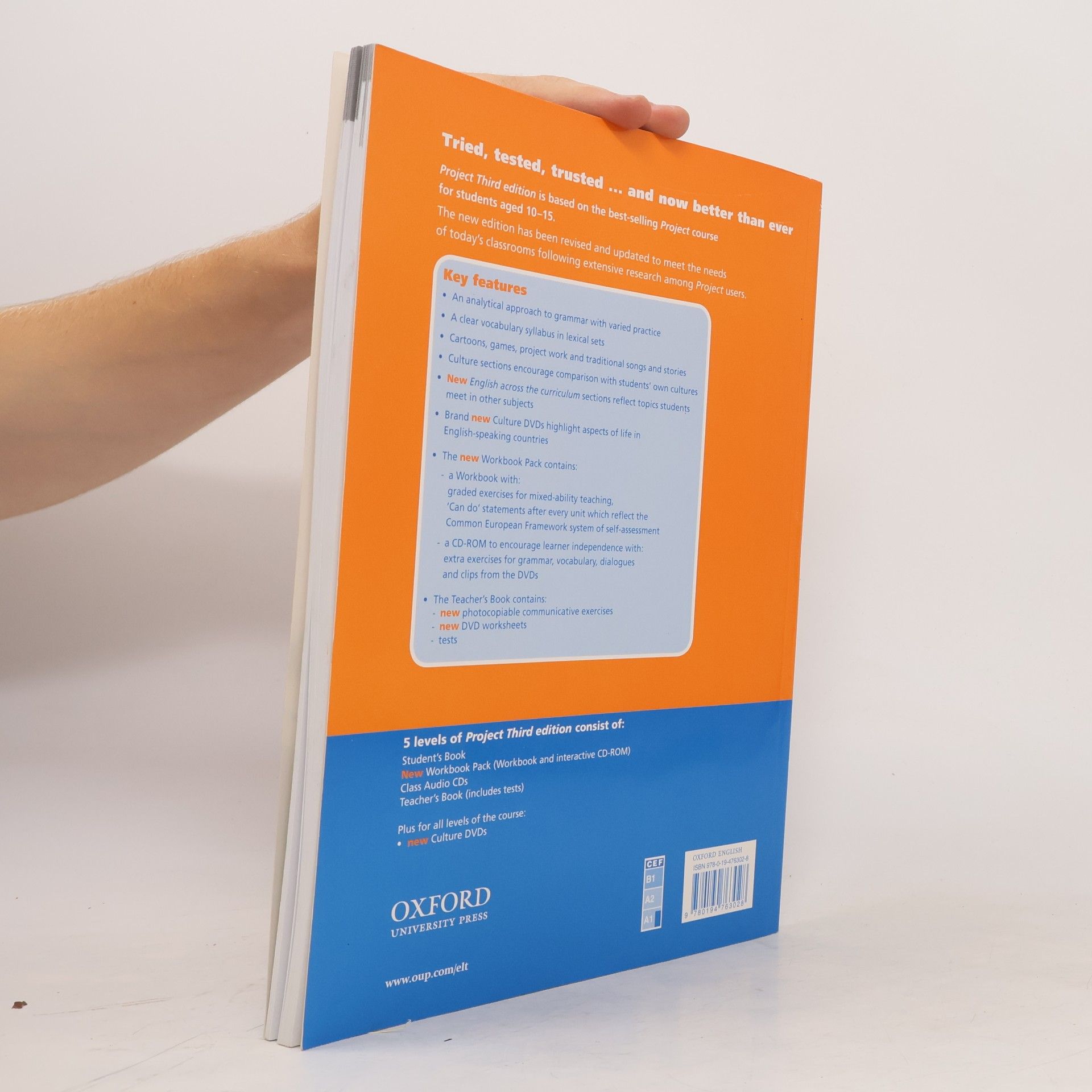 Tom Hutchinson Project 1. Teacher's book