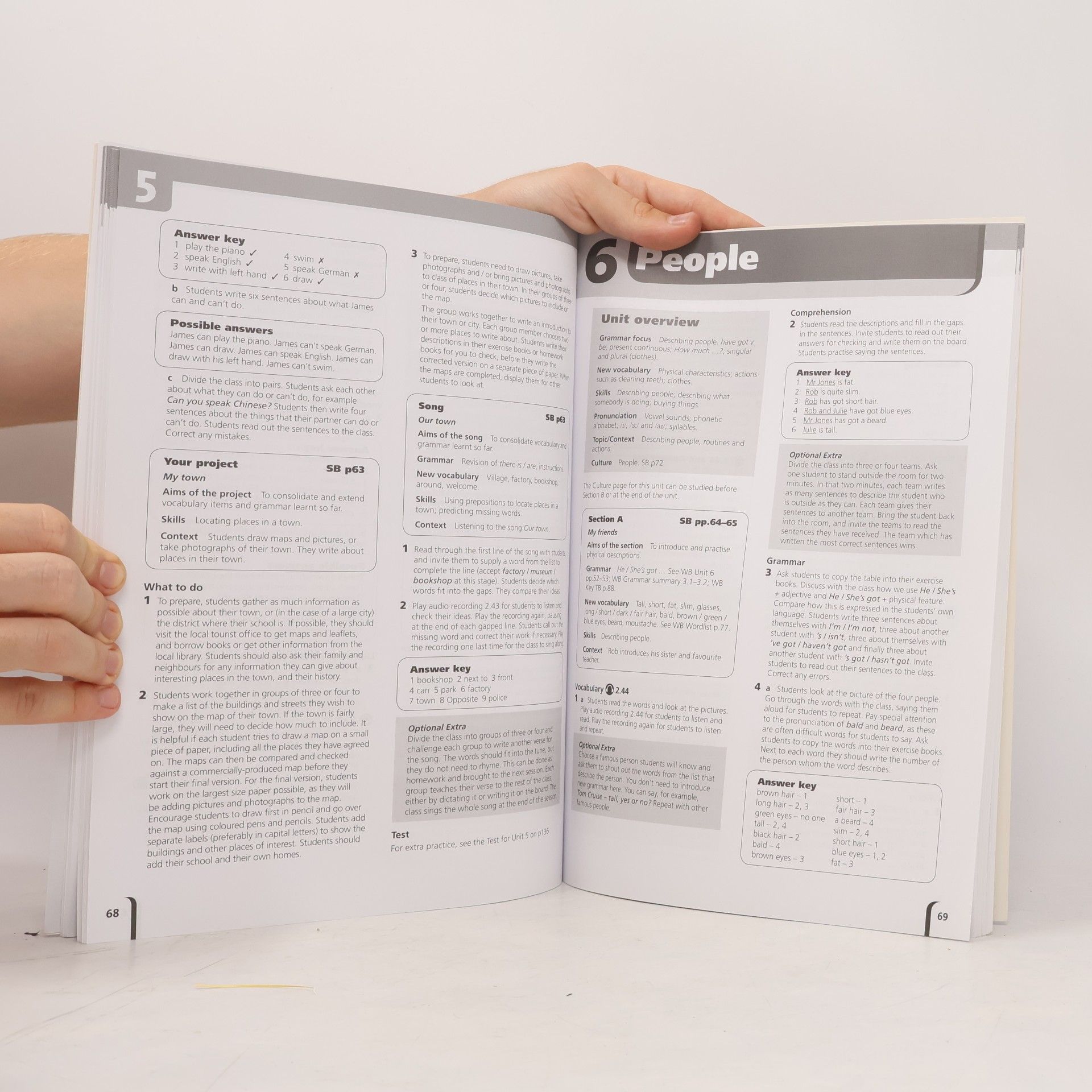 Tom Hutchinson Project 1. Teacher's book