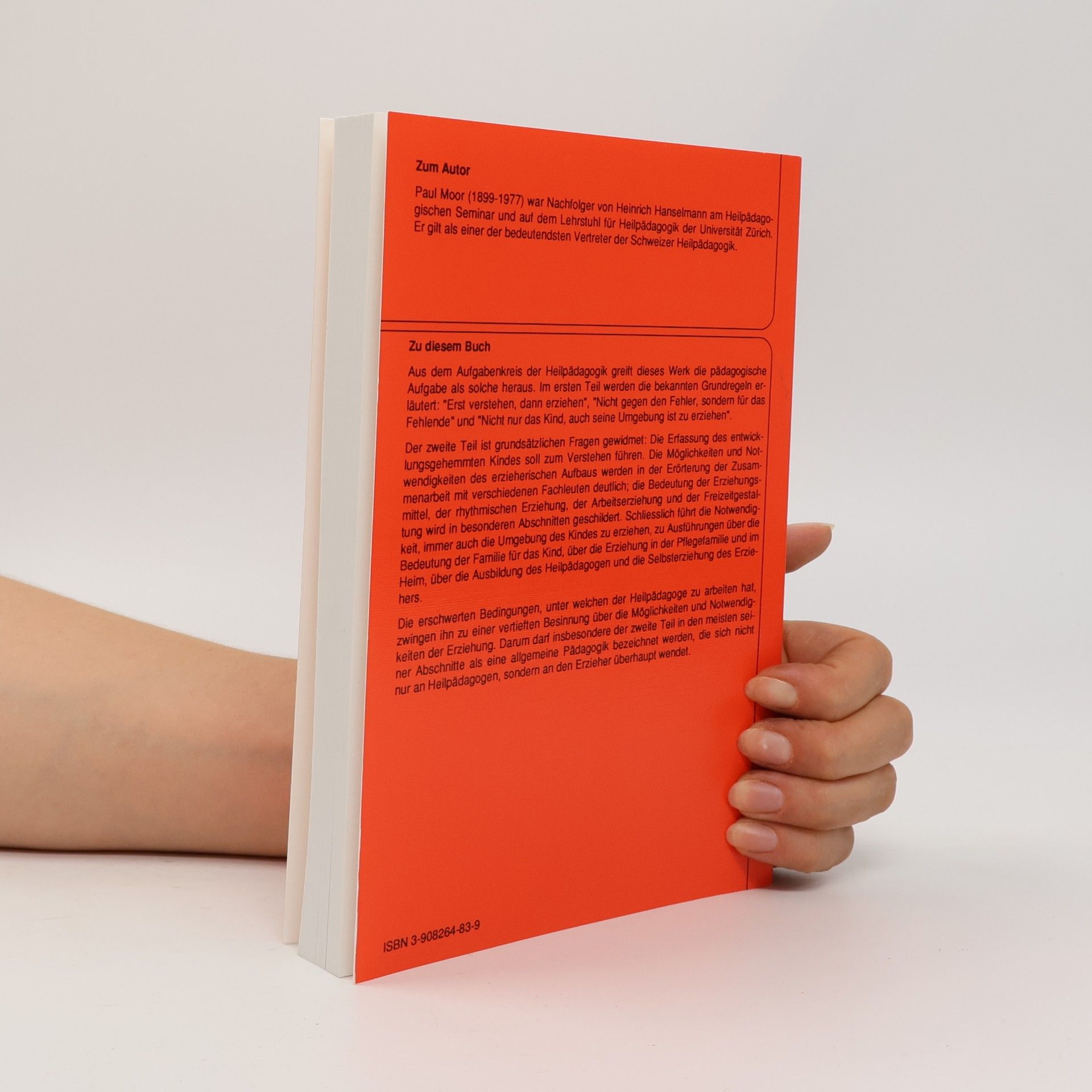Paul Moor HPS-Reihe - 7: Heilpädagogik: Ein pädagogisches Lehrbuch - Studienausgabe