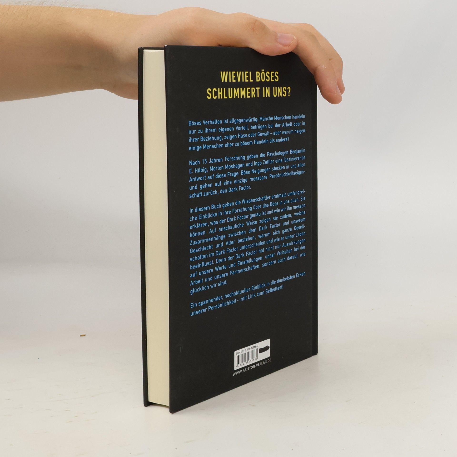 Benjamin E. Hilbig Dark Factor - Die Essenz des Bösen in uns