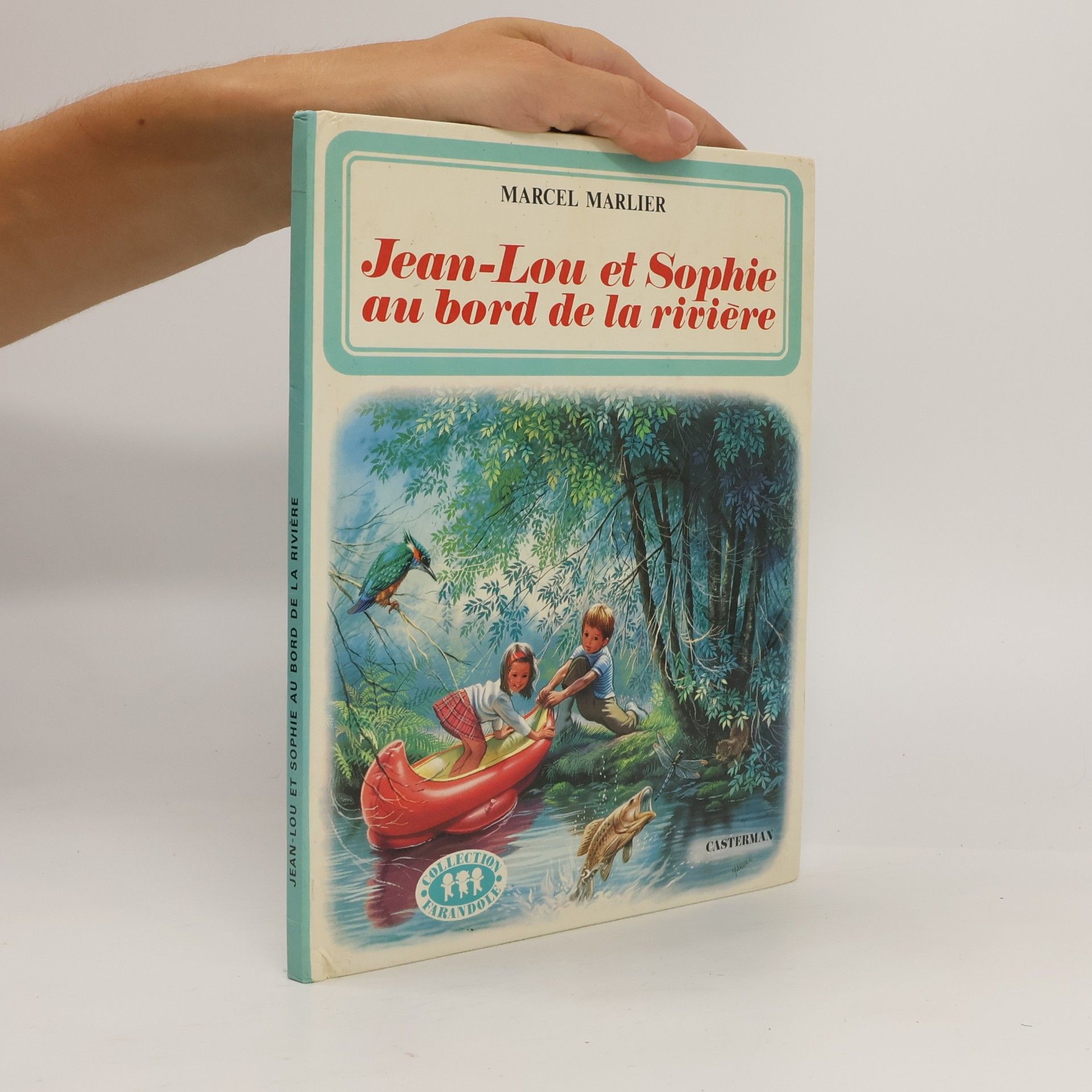 Marcel Marlier Jean-Lou et Sophie au bord de la rivière