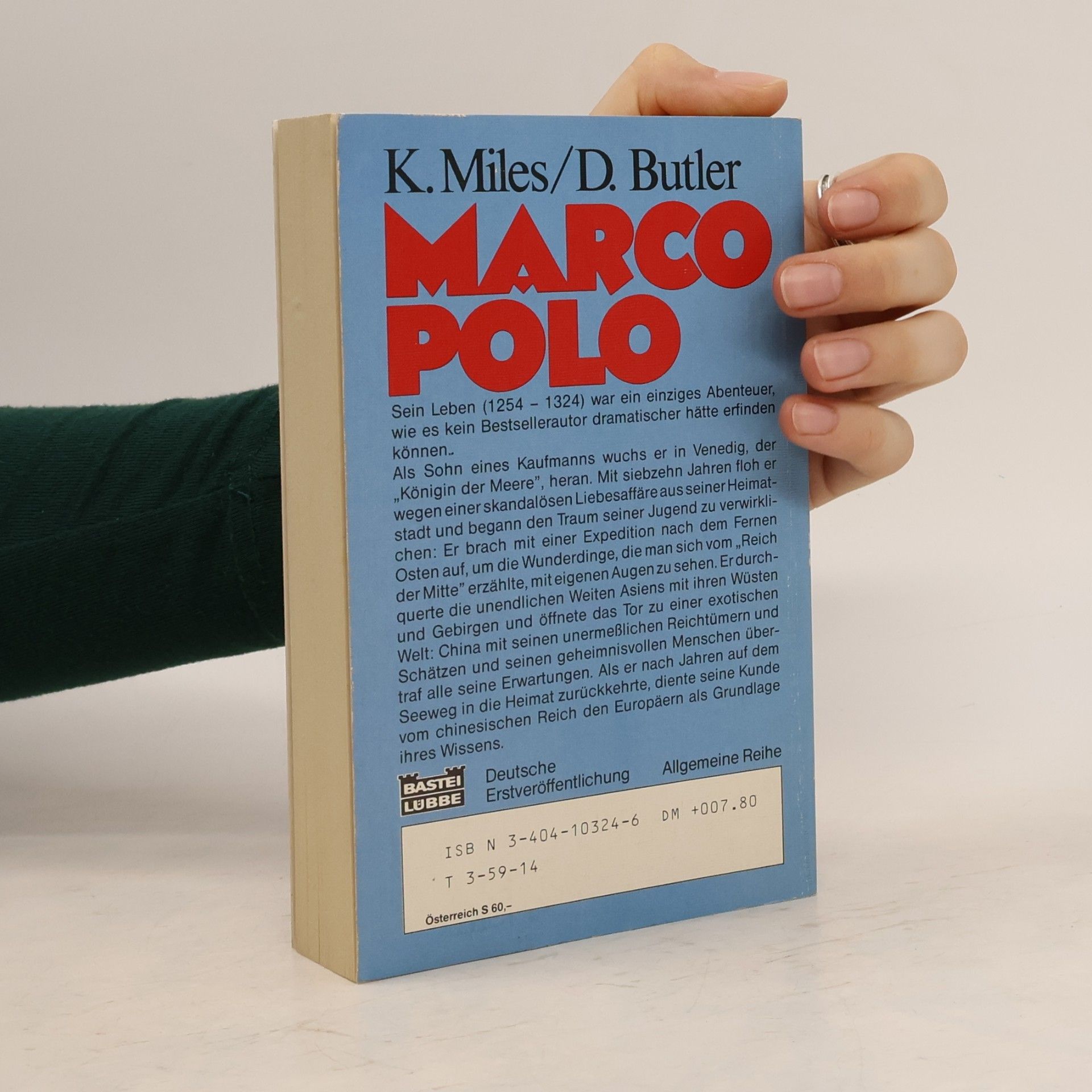 Keith Miles Marco Polo. Roman. Das Buch z. Fernsehserie