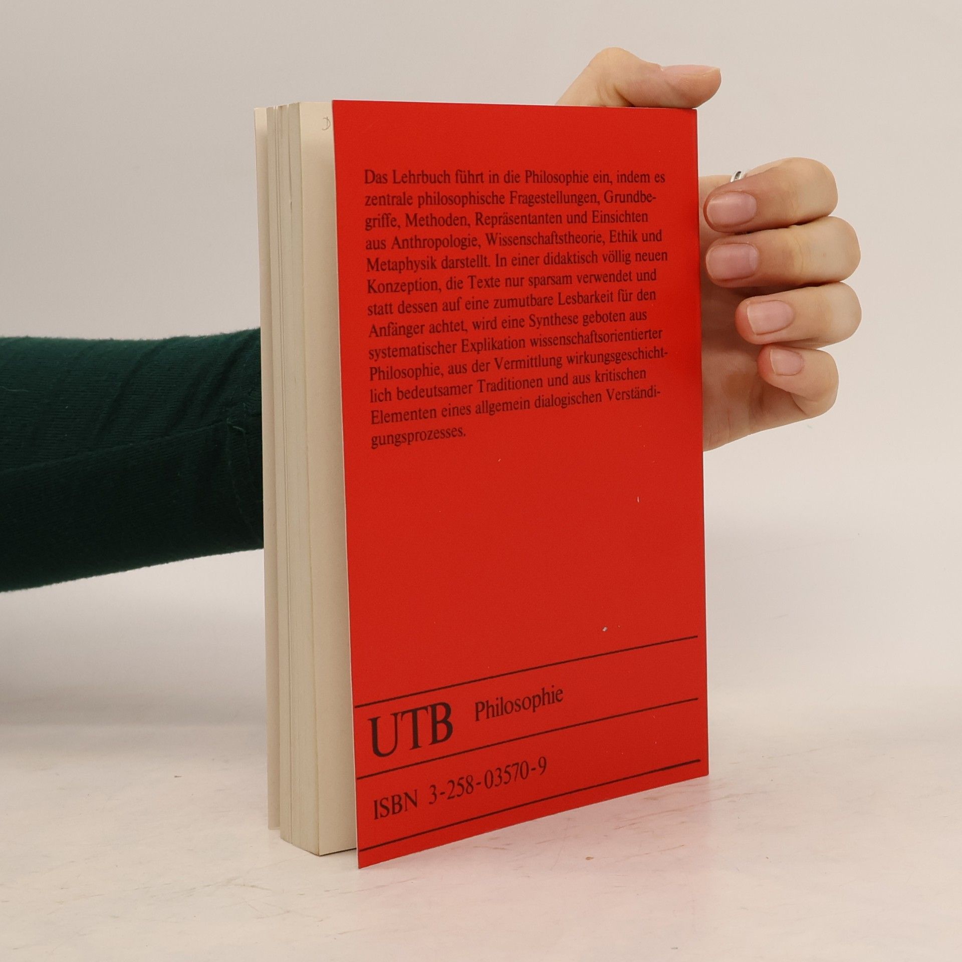 Kurt Wuchterl Lehrbuch der Philosophie