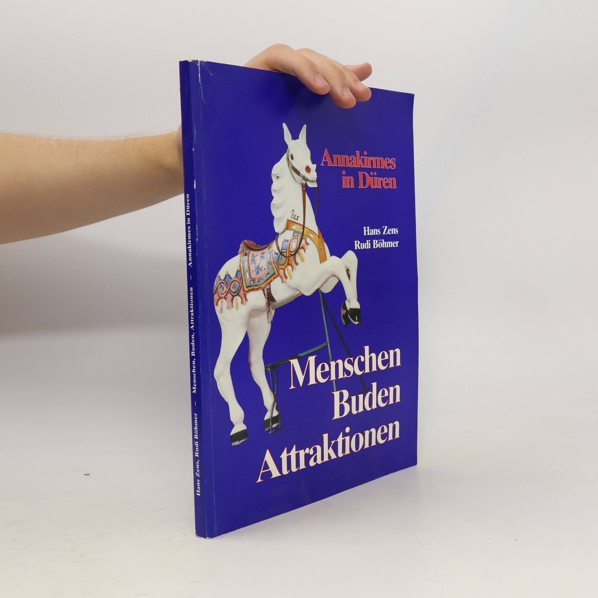 Menschen Buden Attraktionen