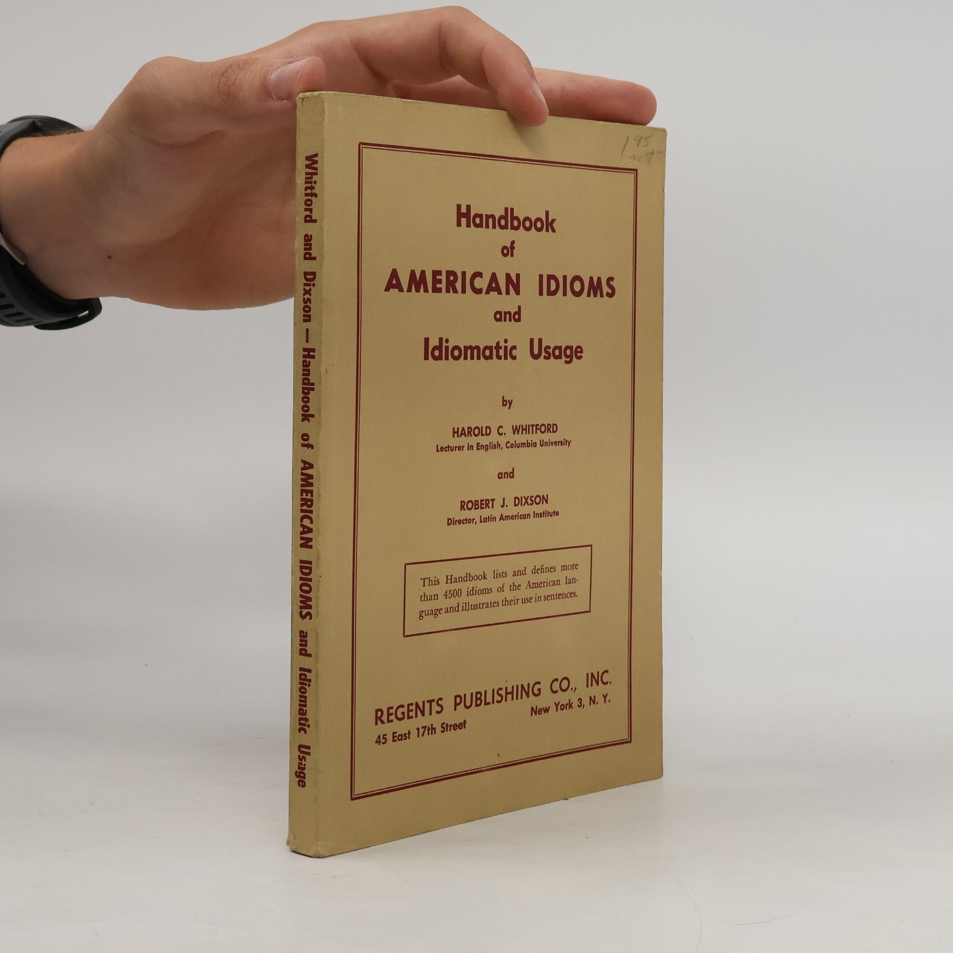 Handbook of American Idioms and Idiomatic Usage