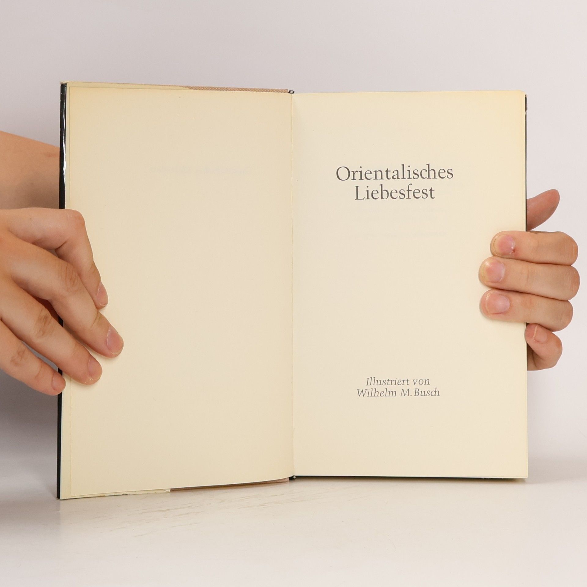 Wilhelm Busch Orientalisches Liebesfest