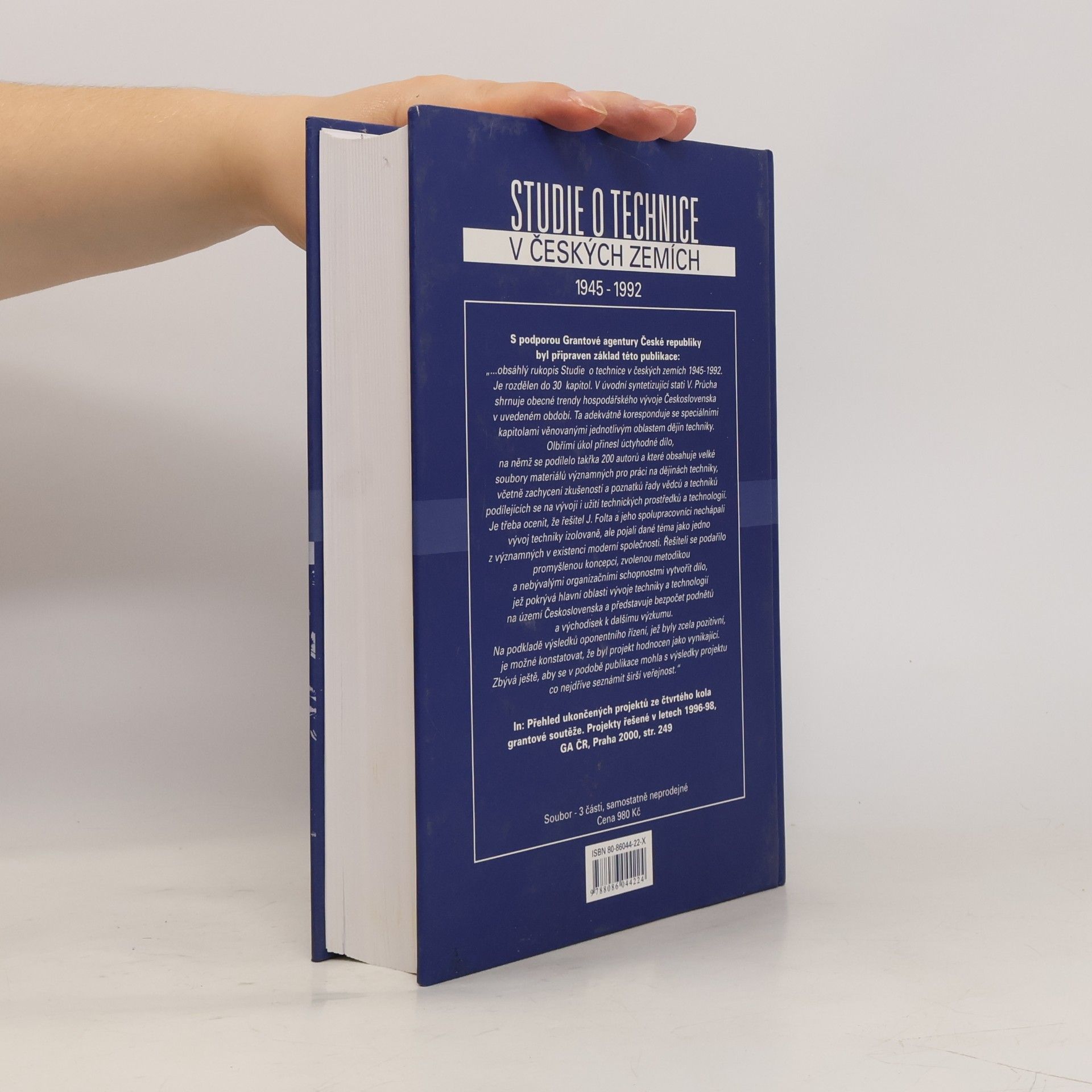 Jaroslav Folta Studie o technice v českých zemích 1 1945-1992