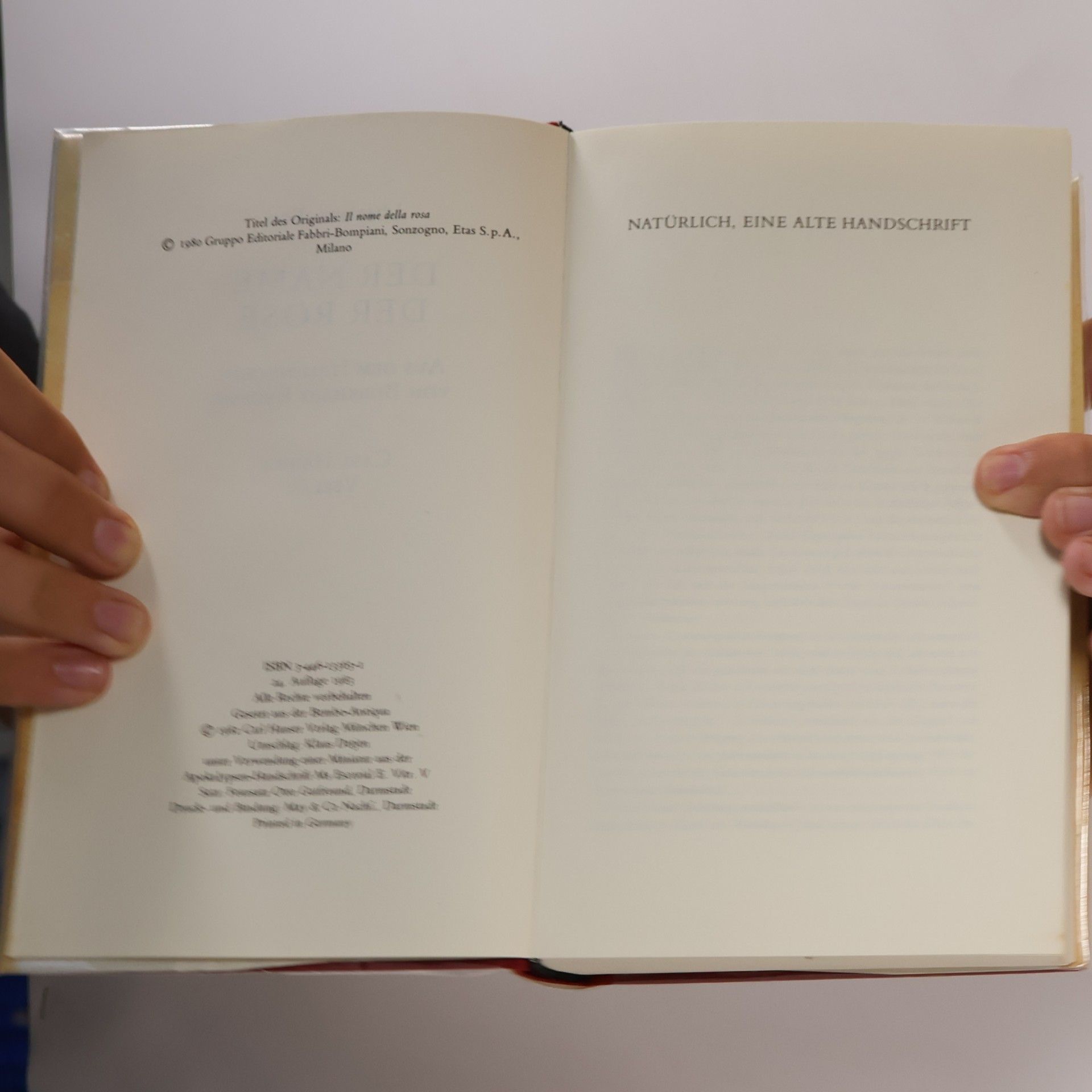 Umberto Eco Der Name der Rose