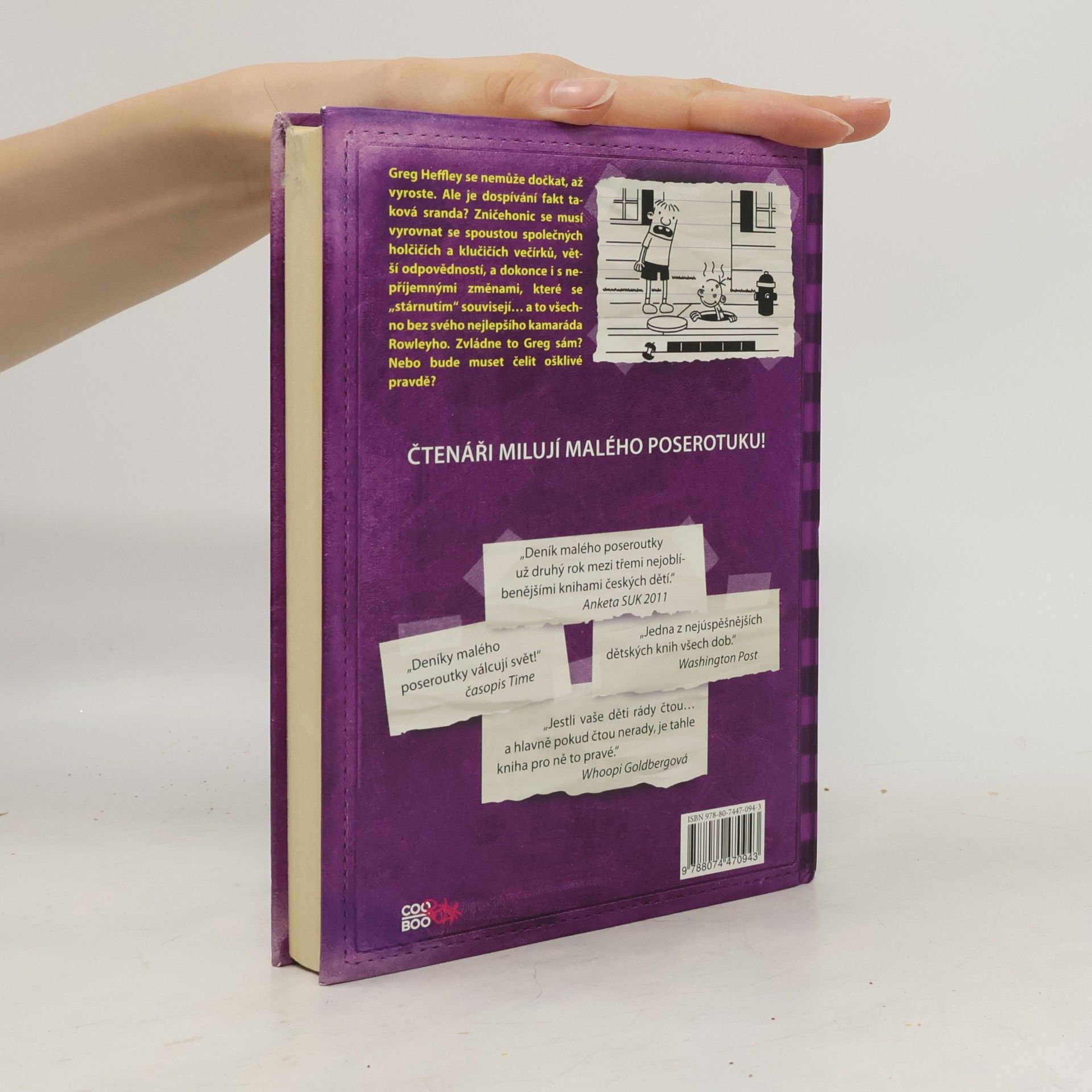 Jeff Kinney Deník malého poseroutky 5. Ošklivá pravda