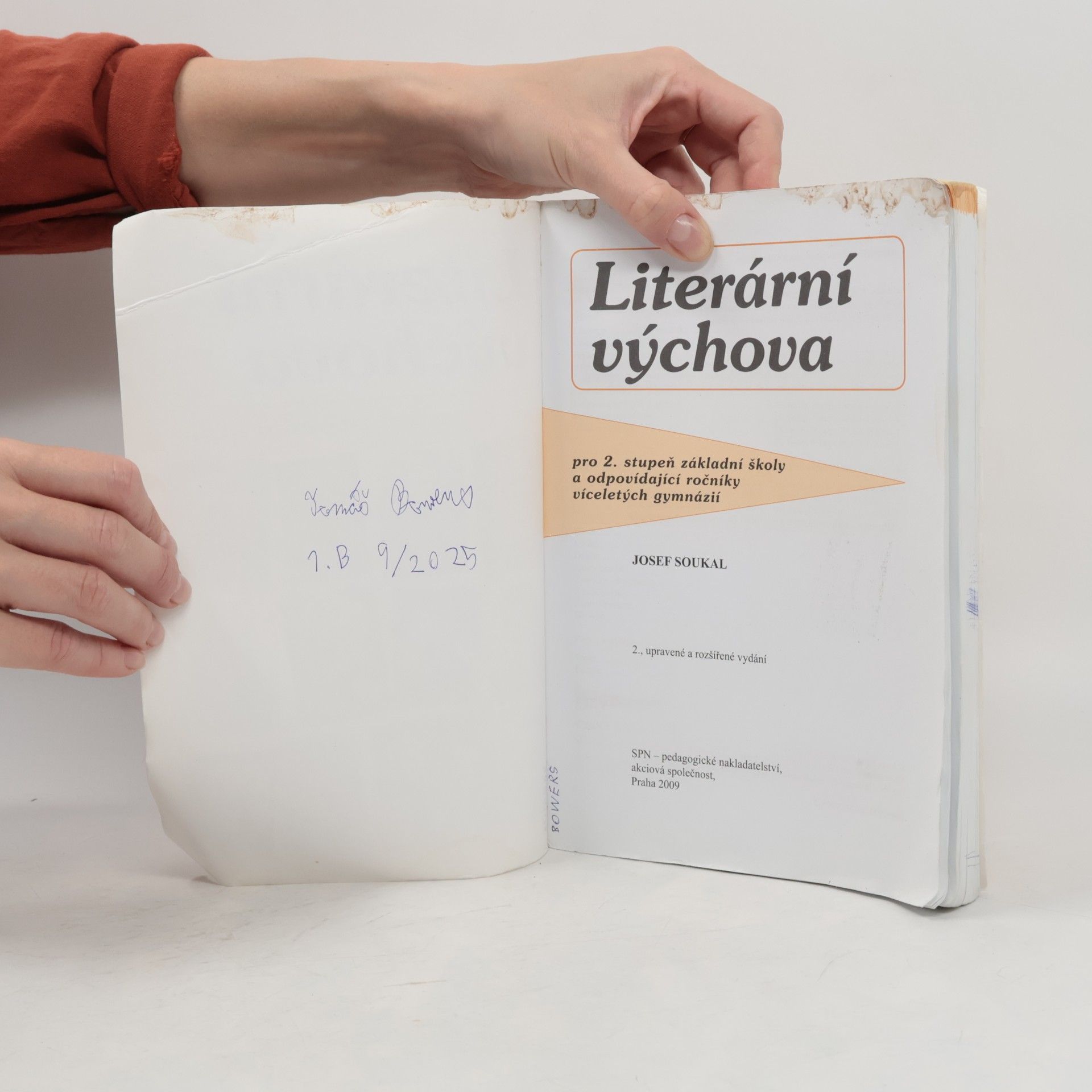 Josef Soukal Literární výchova