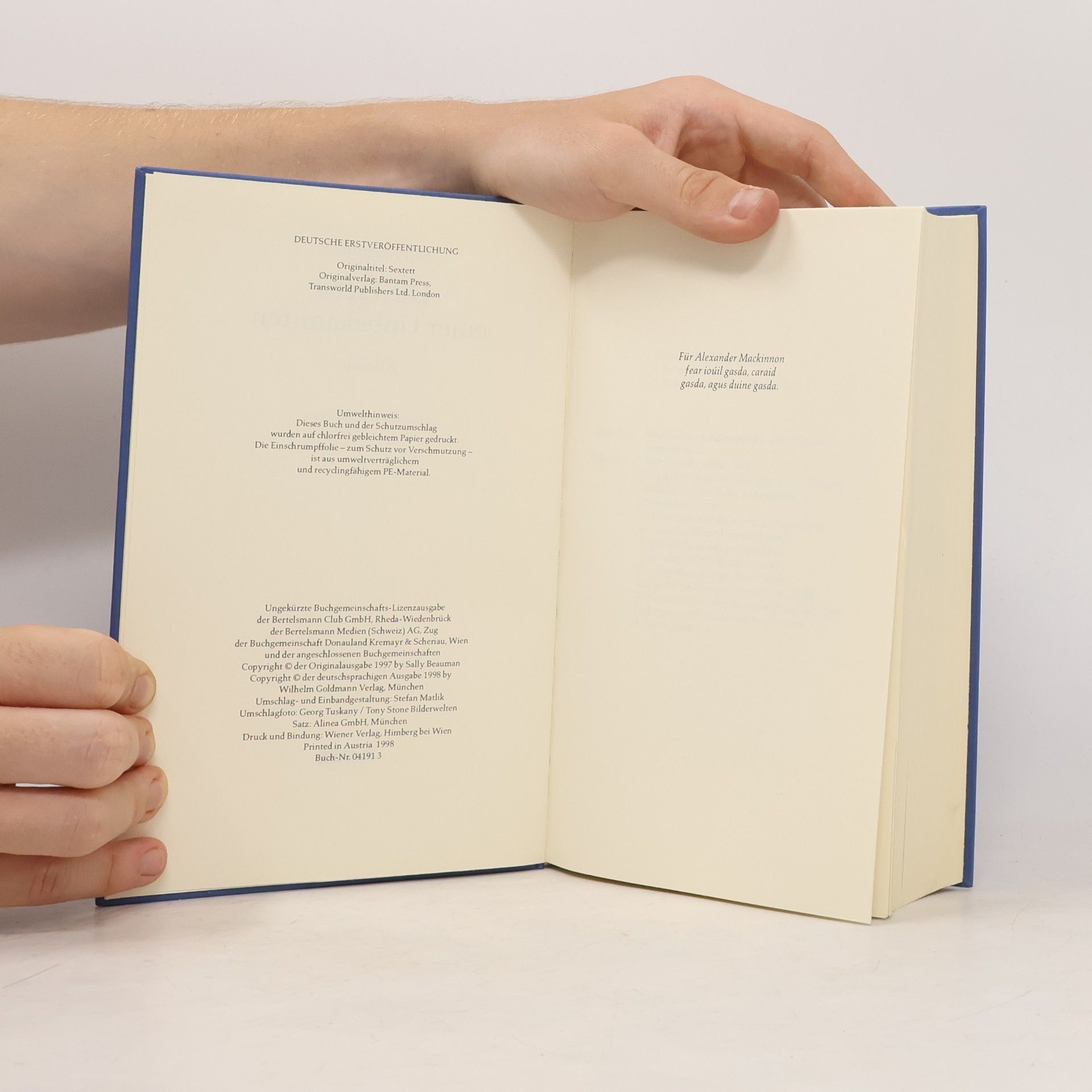 Sally Beauman Die Liebe einer Unbekannten