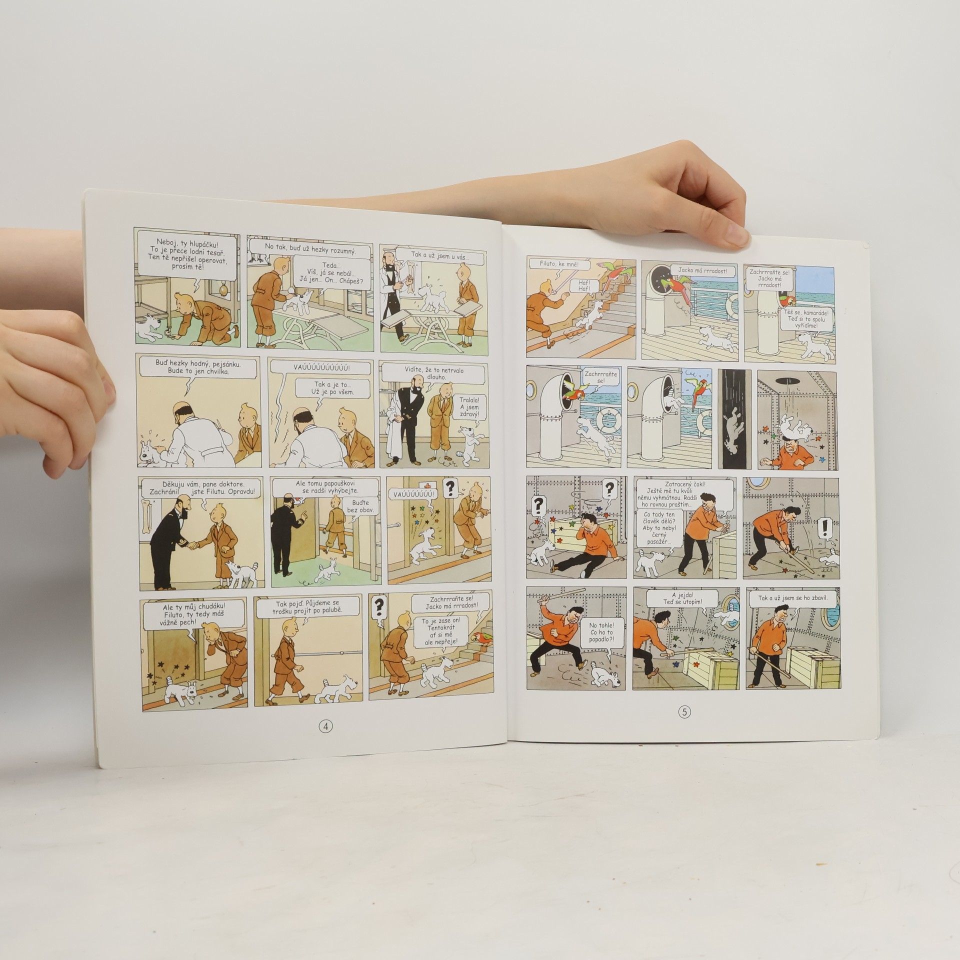 Hergé Tintin v Kongu