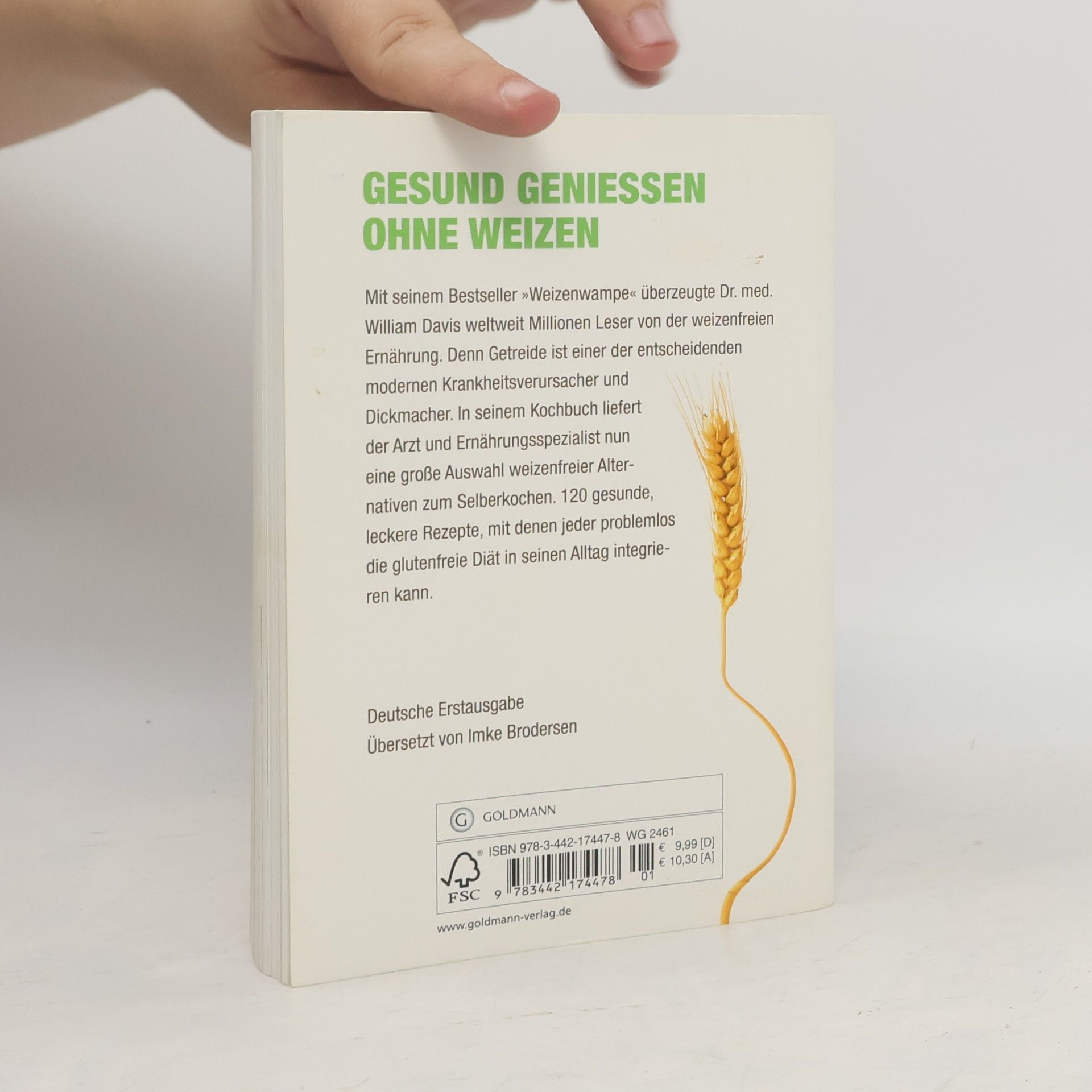 William Davis Weizenwampe - das Kochbuch