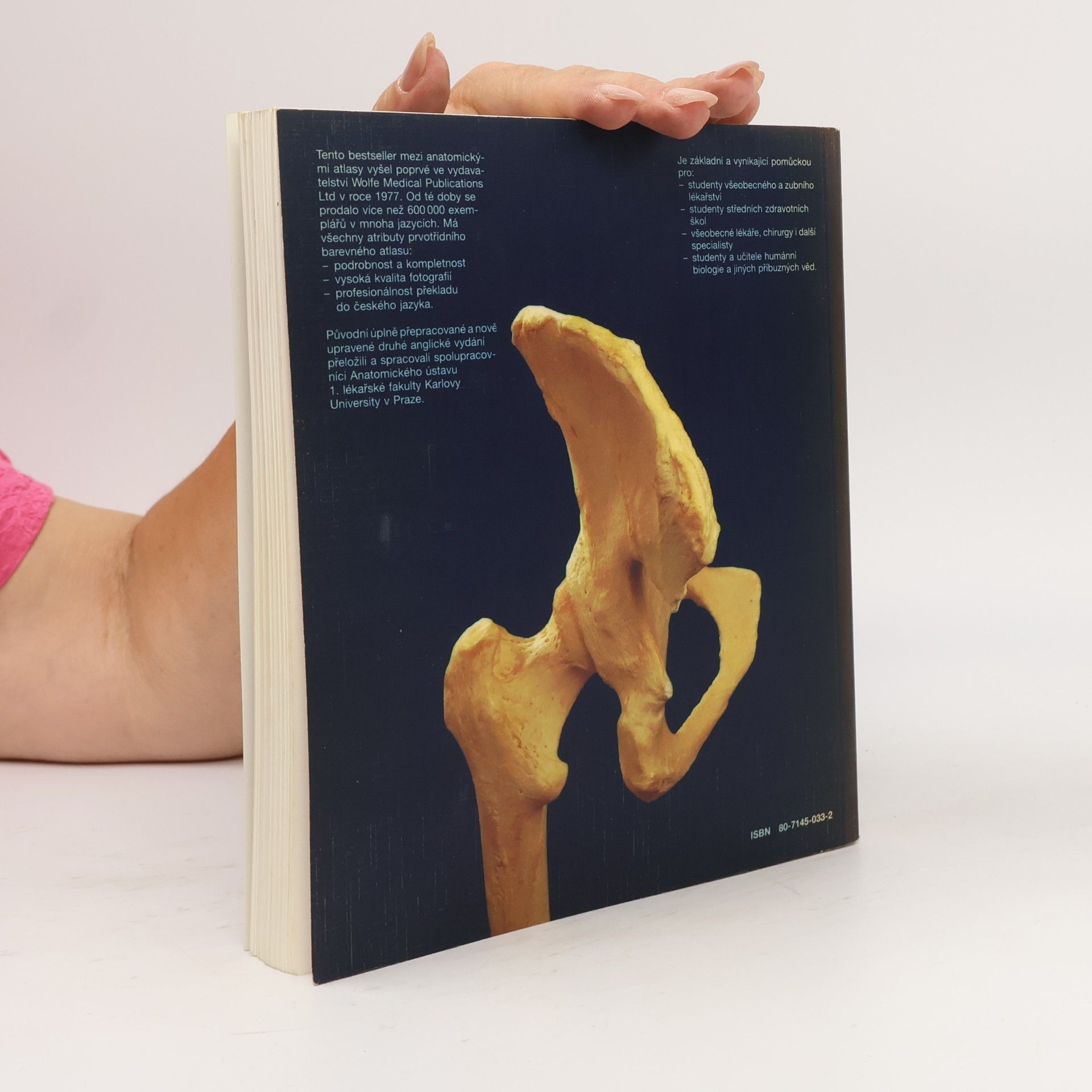R. M. H. Robert Matthew Hay McMinn Barevný atlas anatomie člověka
