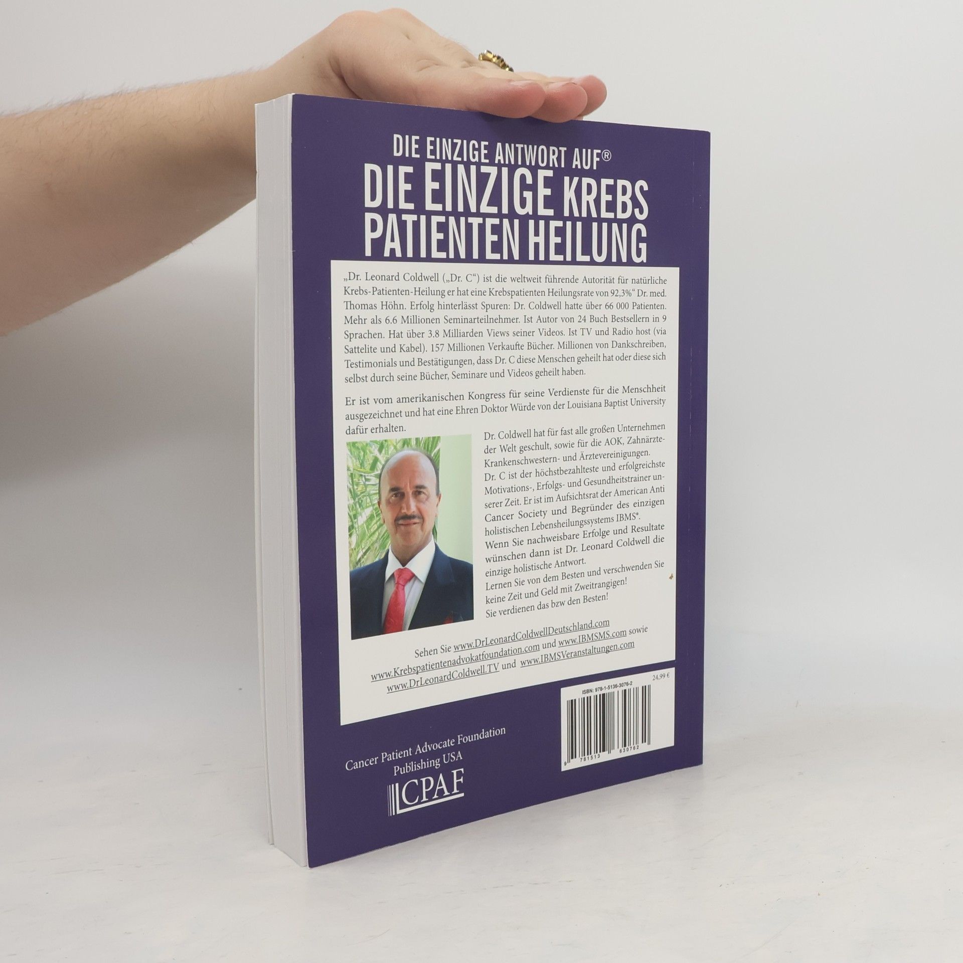 Leonard Coldwell Die einzige Antwort auf Die einzige Krebspatientenheilung