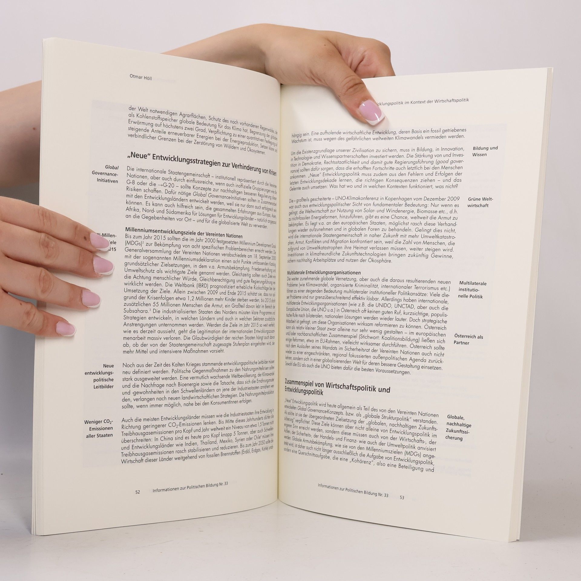 K. W. Rothschild Informationen zur Politischen Bildung - 33: Wirtschaft und Politik