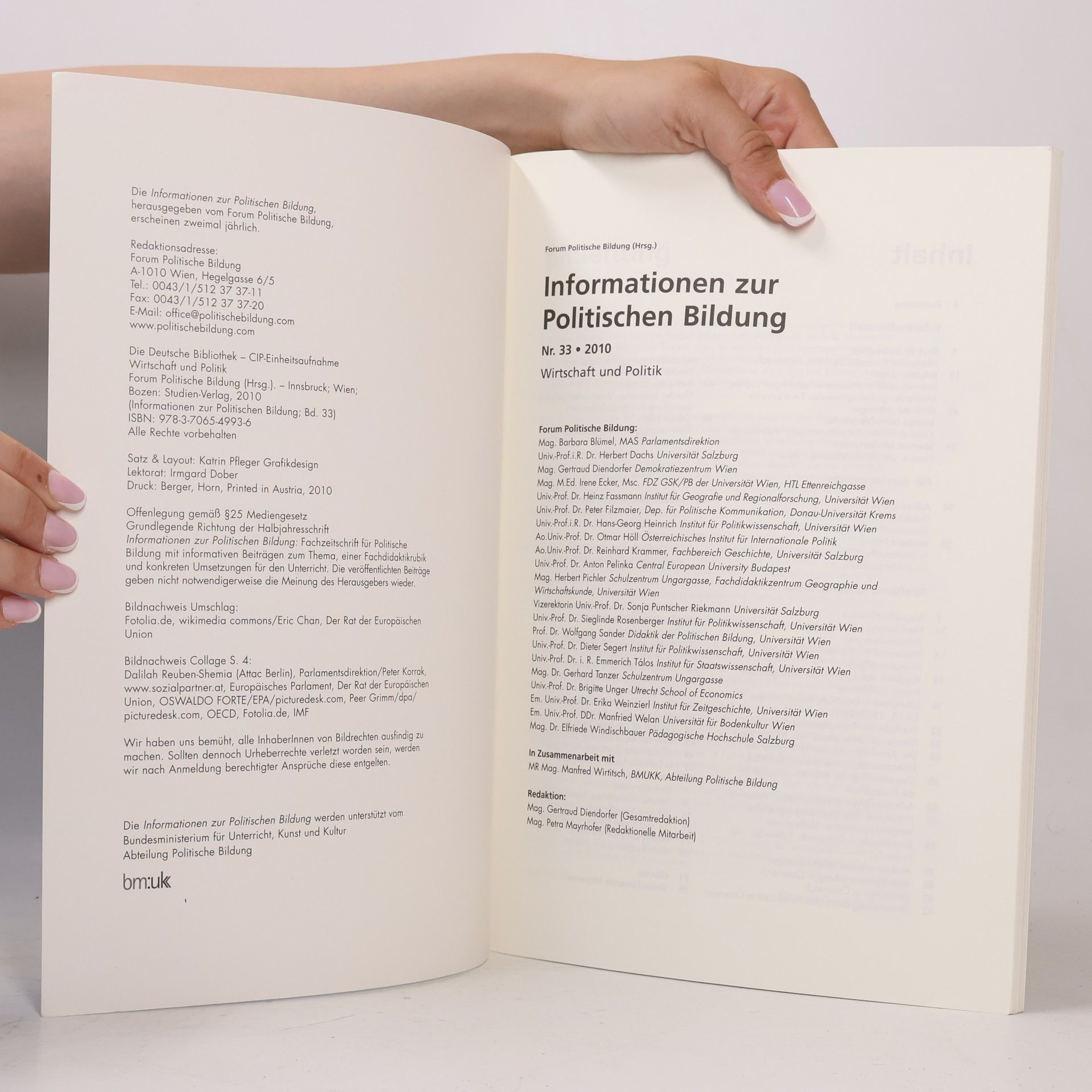K. W. Rothschild Informationen zur Politischen Bildung - 33: Wirtschaft und Politik