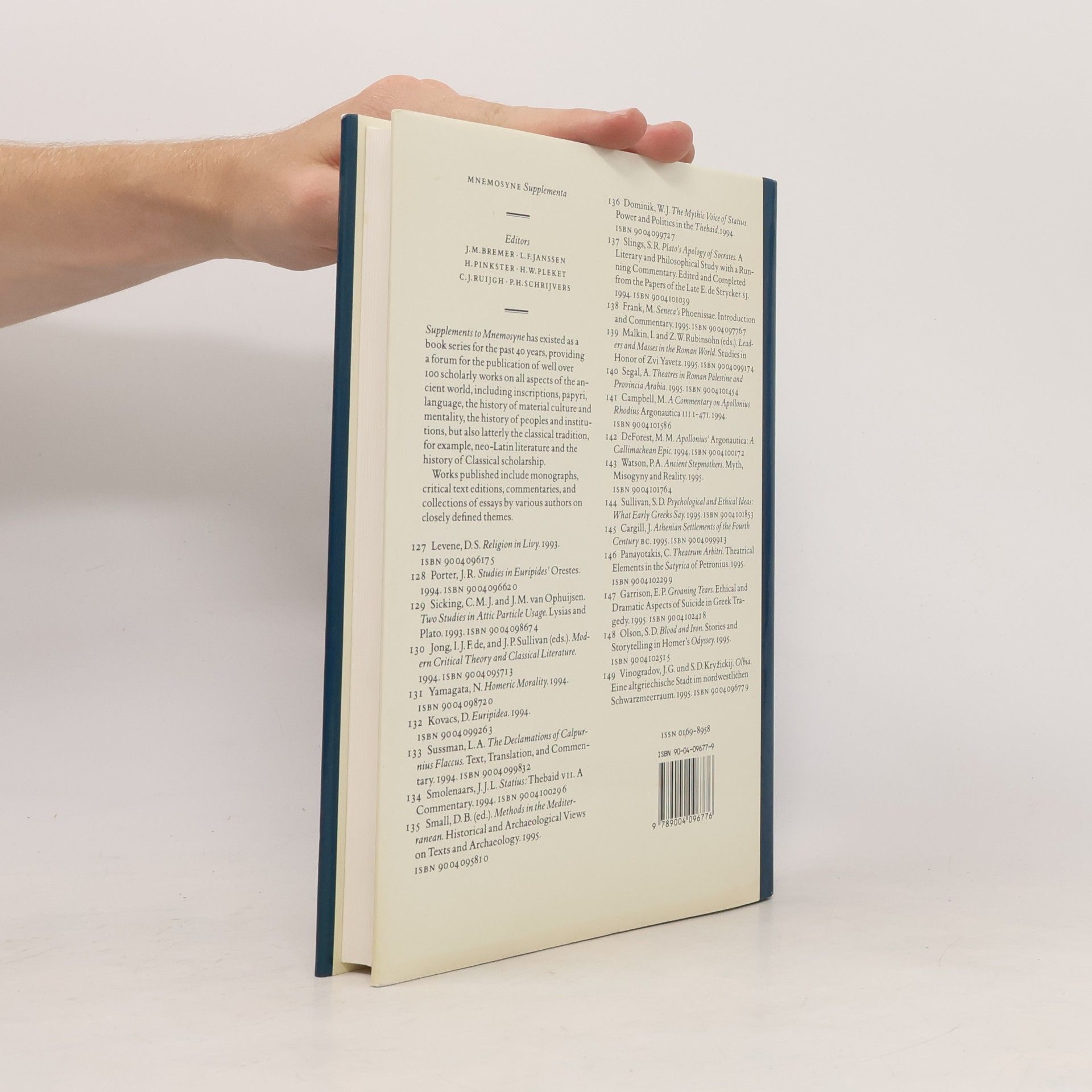 Jurij Germanovich Vinogradov Mnemosyne, Bibliotheca Classica Batava Supplementum: Olbia
