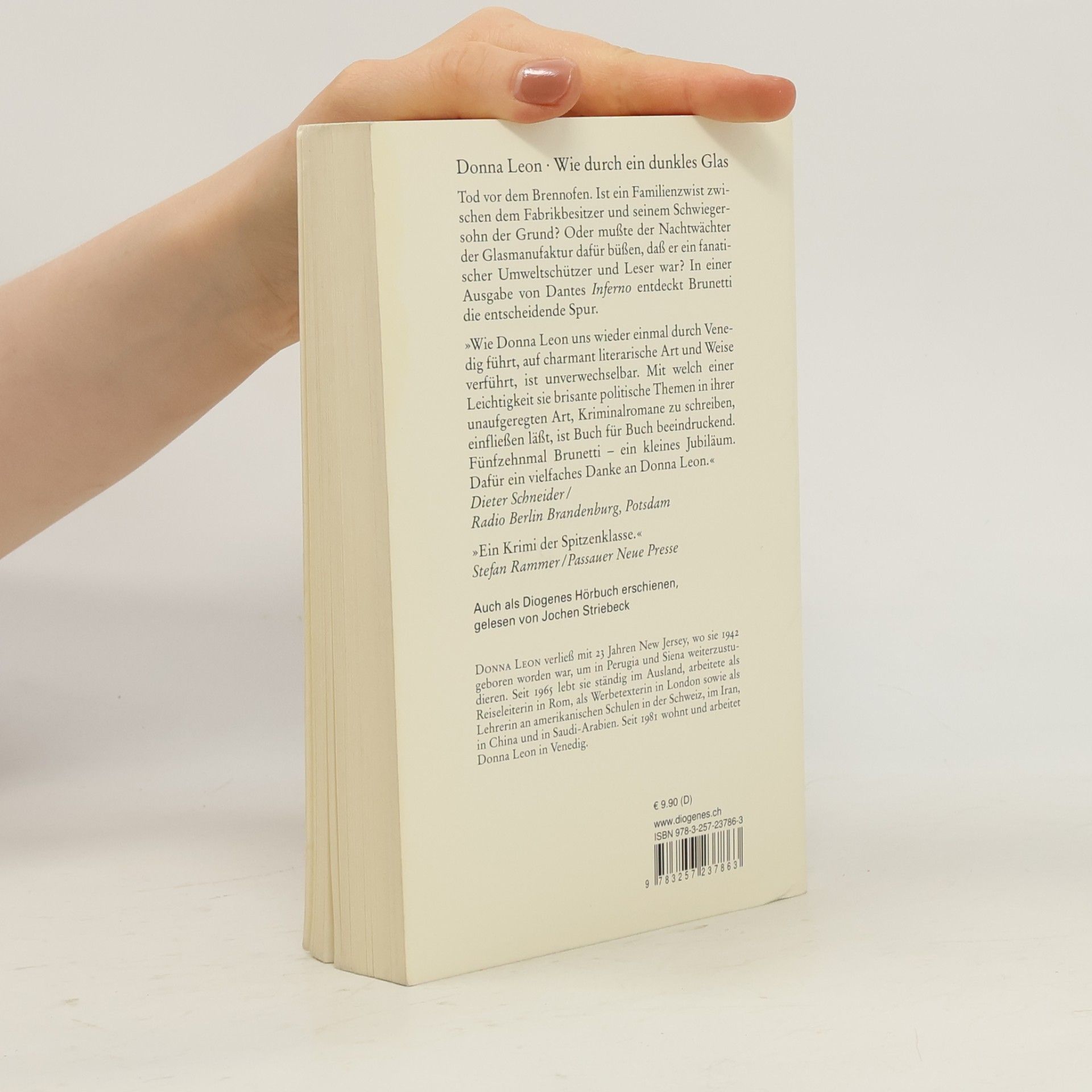 Donna Leon Wie durch ein dunkles Glas