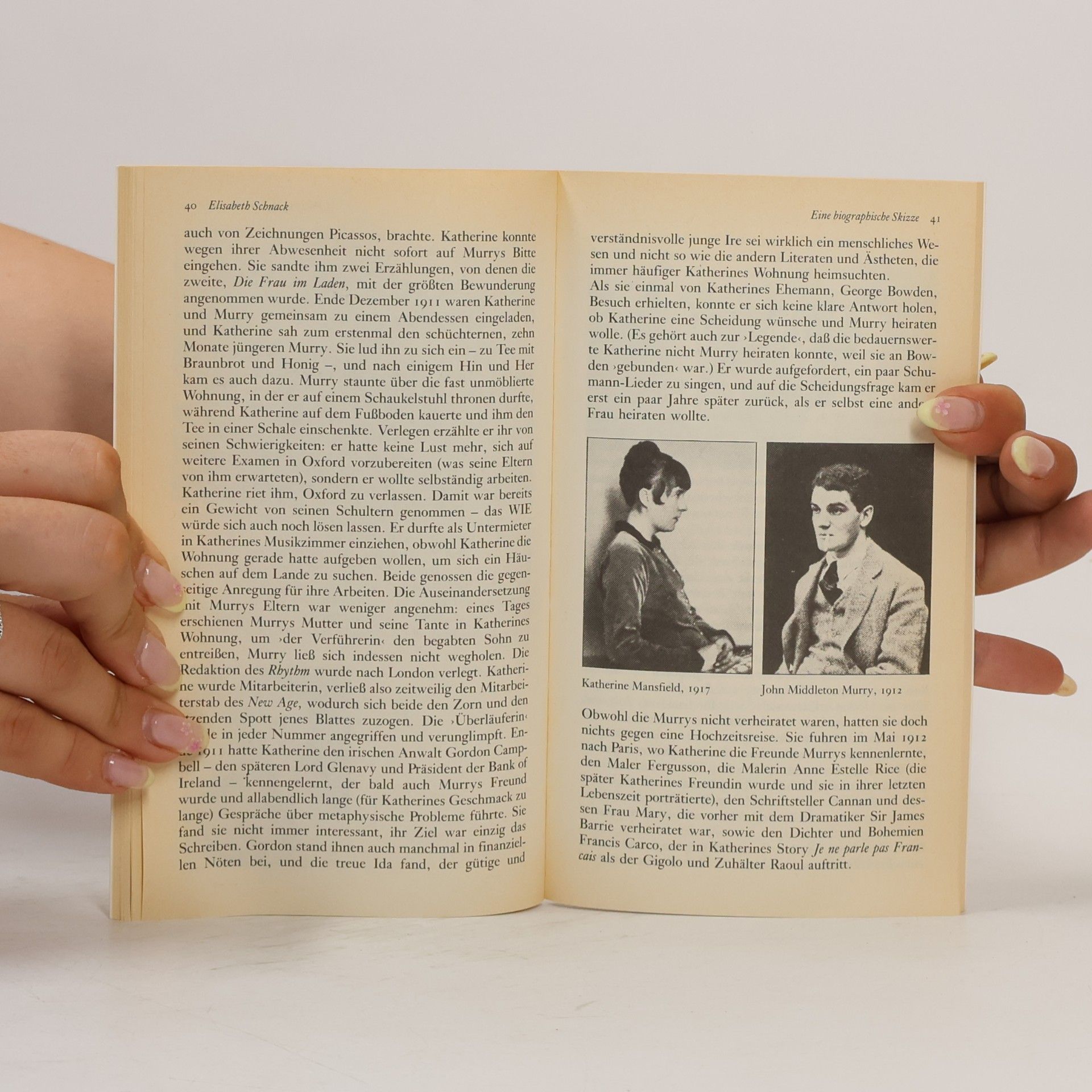 Elisabeth Schnack Katherine Mansfield