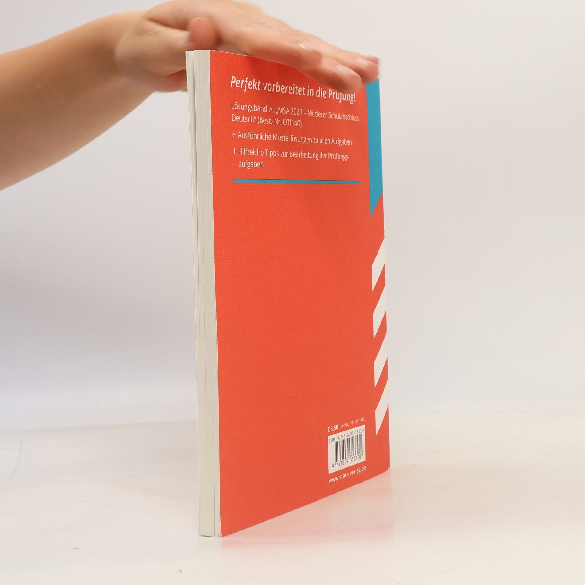 Autorenkollektiv STARK Lösungen zu Original-Prüfungen und Training MSA 2023 - Deutsch - Schleswig-Holstein