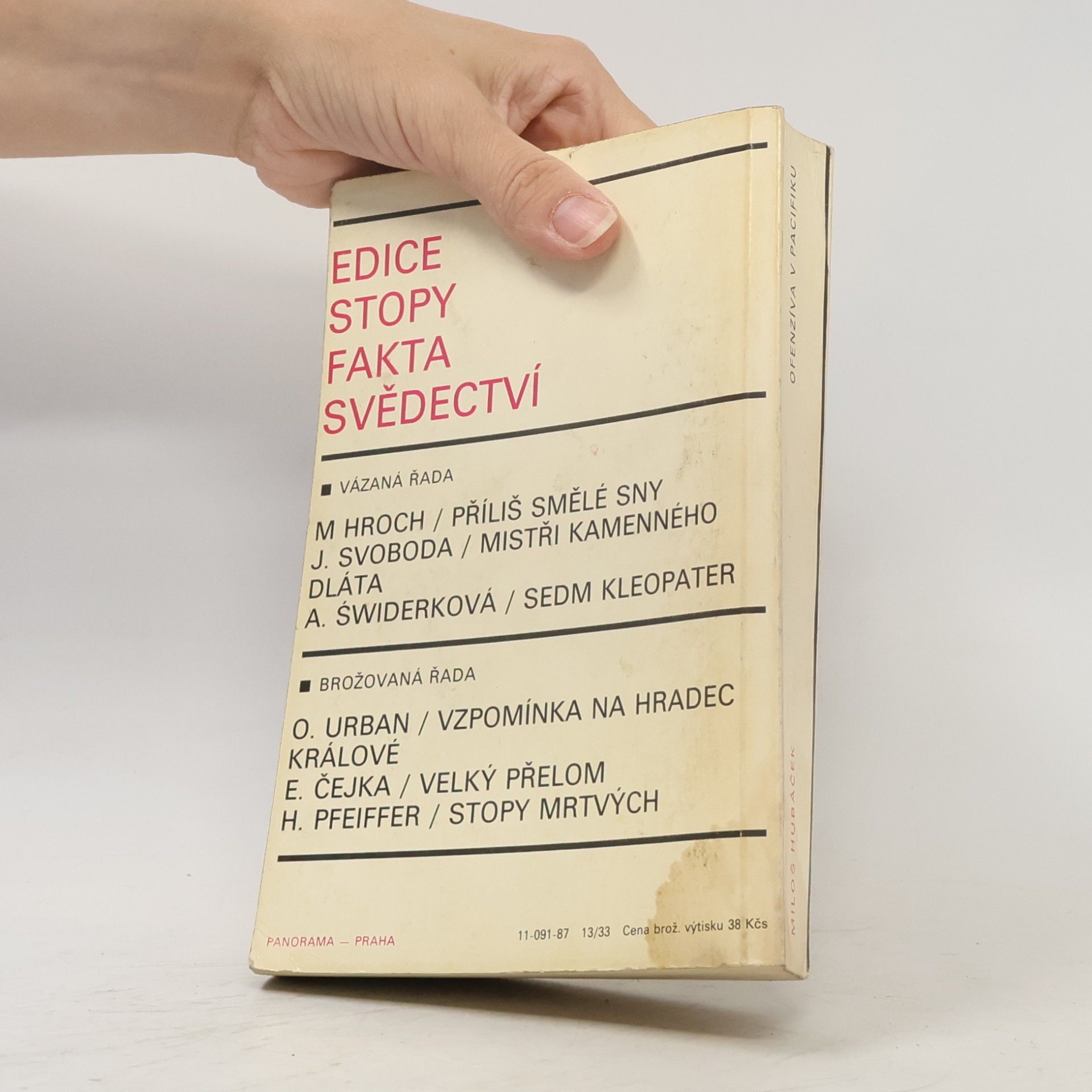 Miloš Hubáček Ofenzíva v Pacifiku