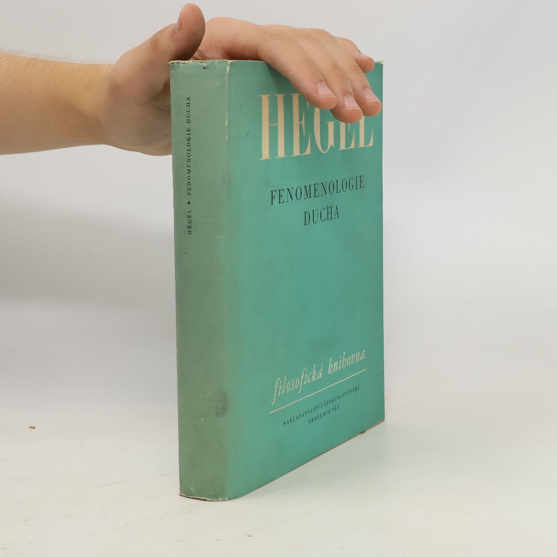 Georg Wilhelm Friedrich Hegel Fenomenologie ducha