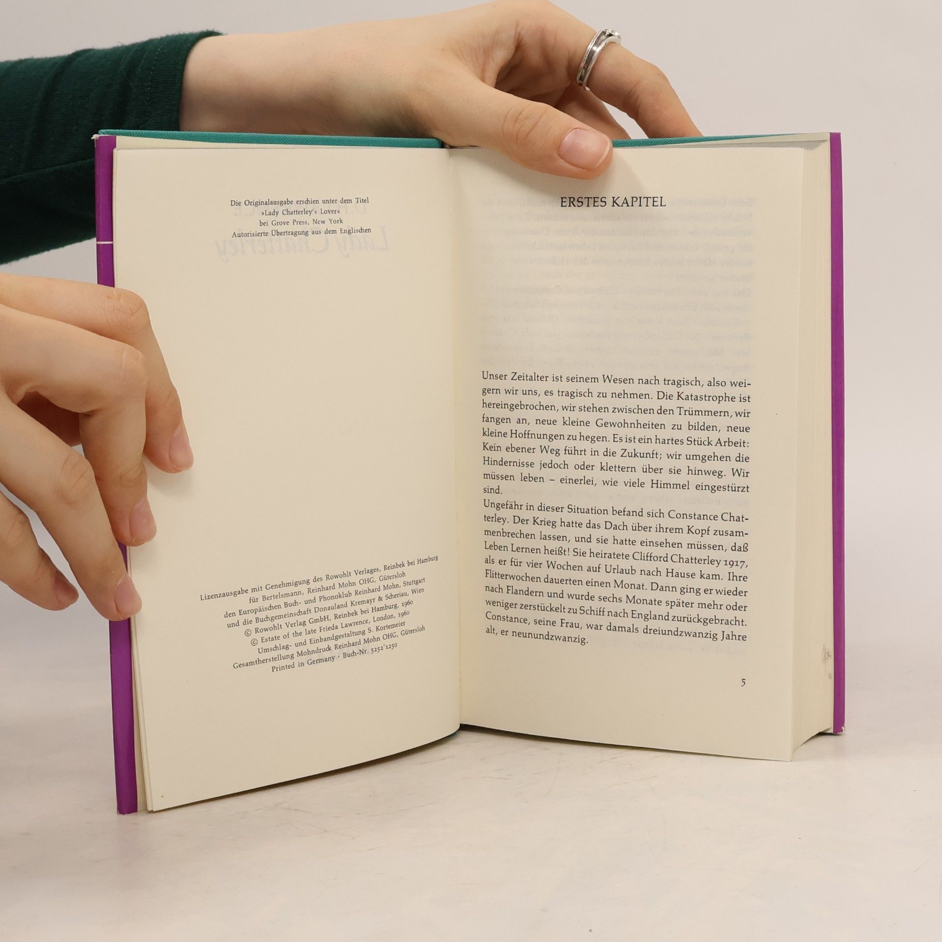 David Herbert Lawrence Lady Chatterley