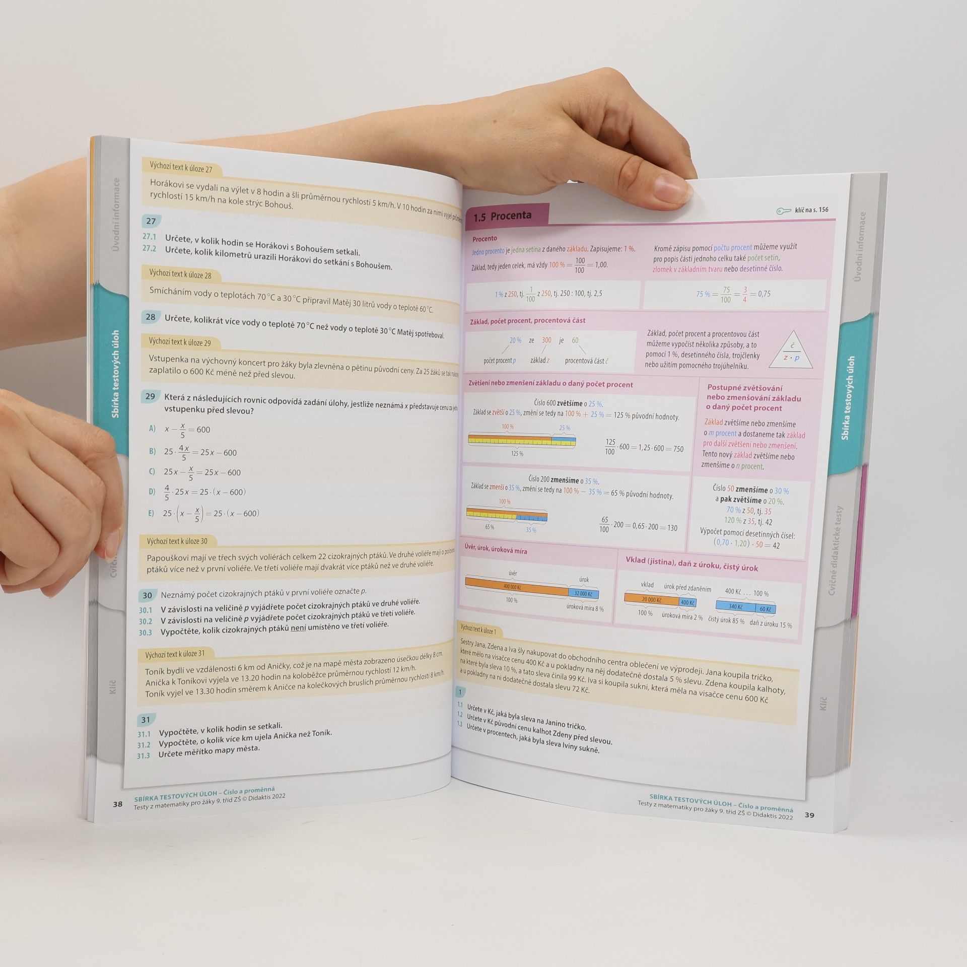 Collectif d'auteurs Testy 2023-2024 z matematiky pro žáky 9. tříd ZŠ