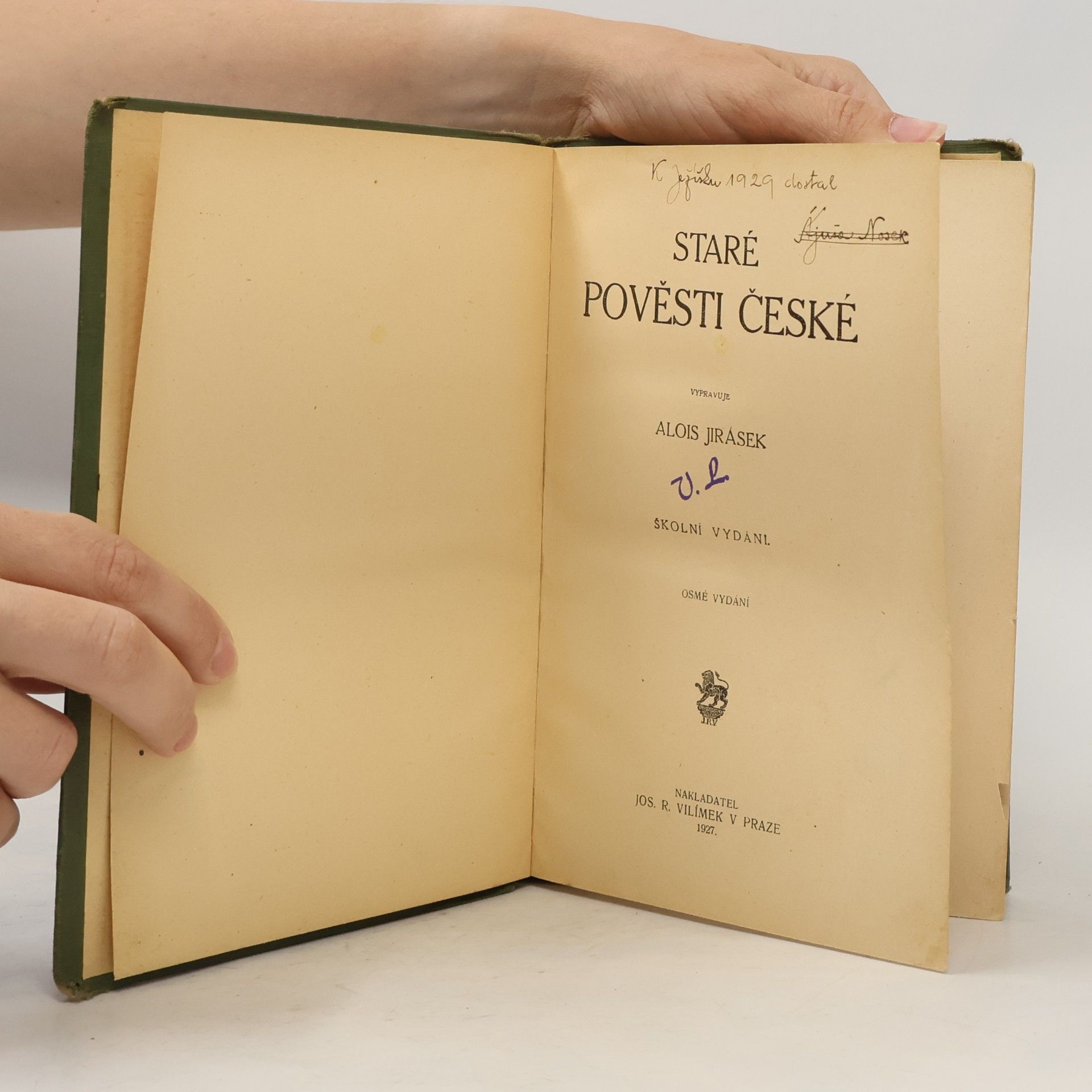 Alois Jirásek Staré pověsti české