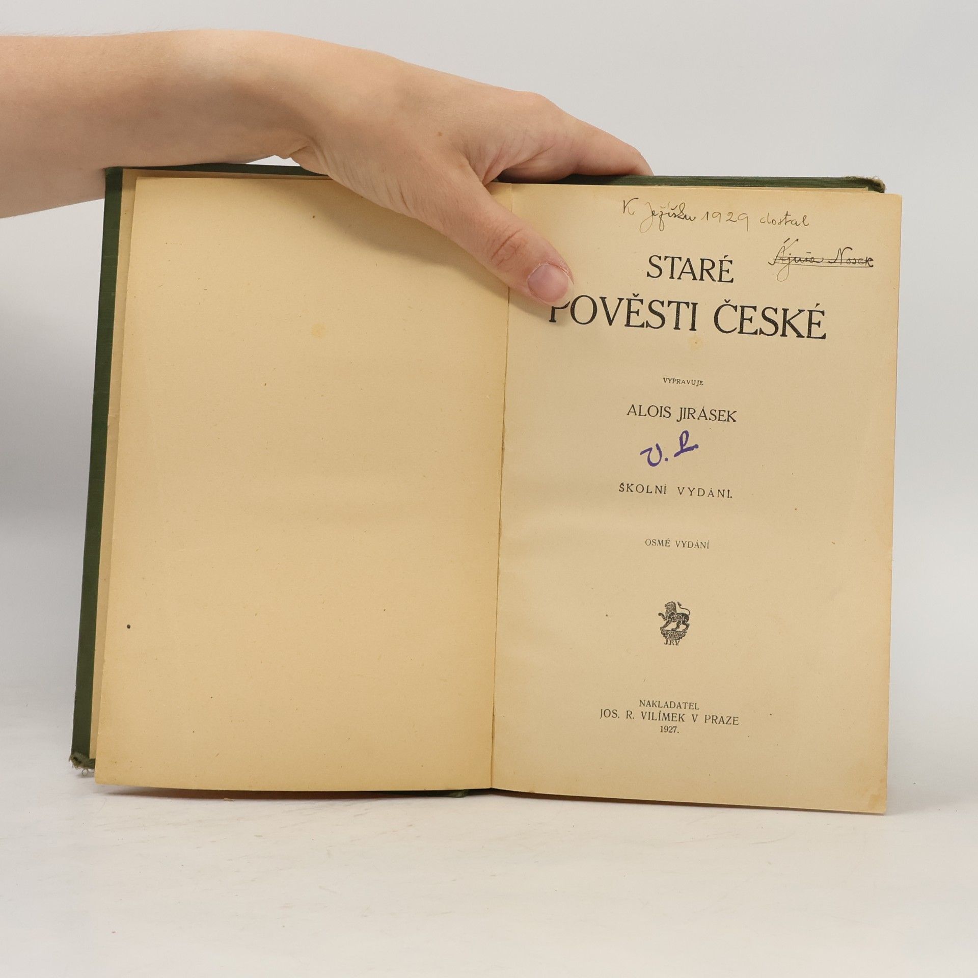 Alois Jirásek Staré pověsti české