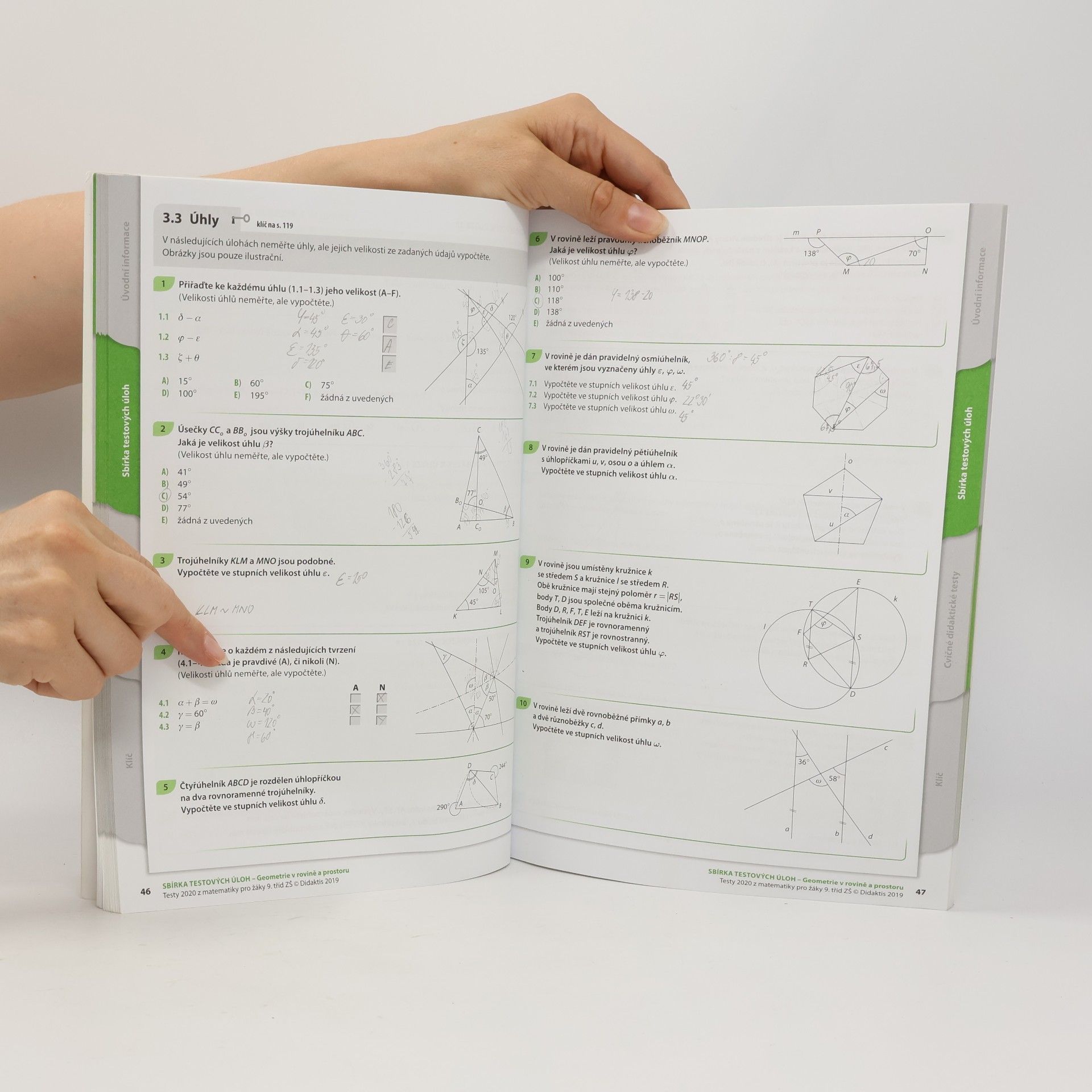 Hana Hedbávná Testy 2020 pro žáky 9. tříd ZŠ z matematiky