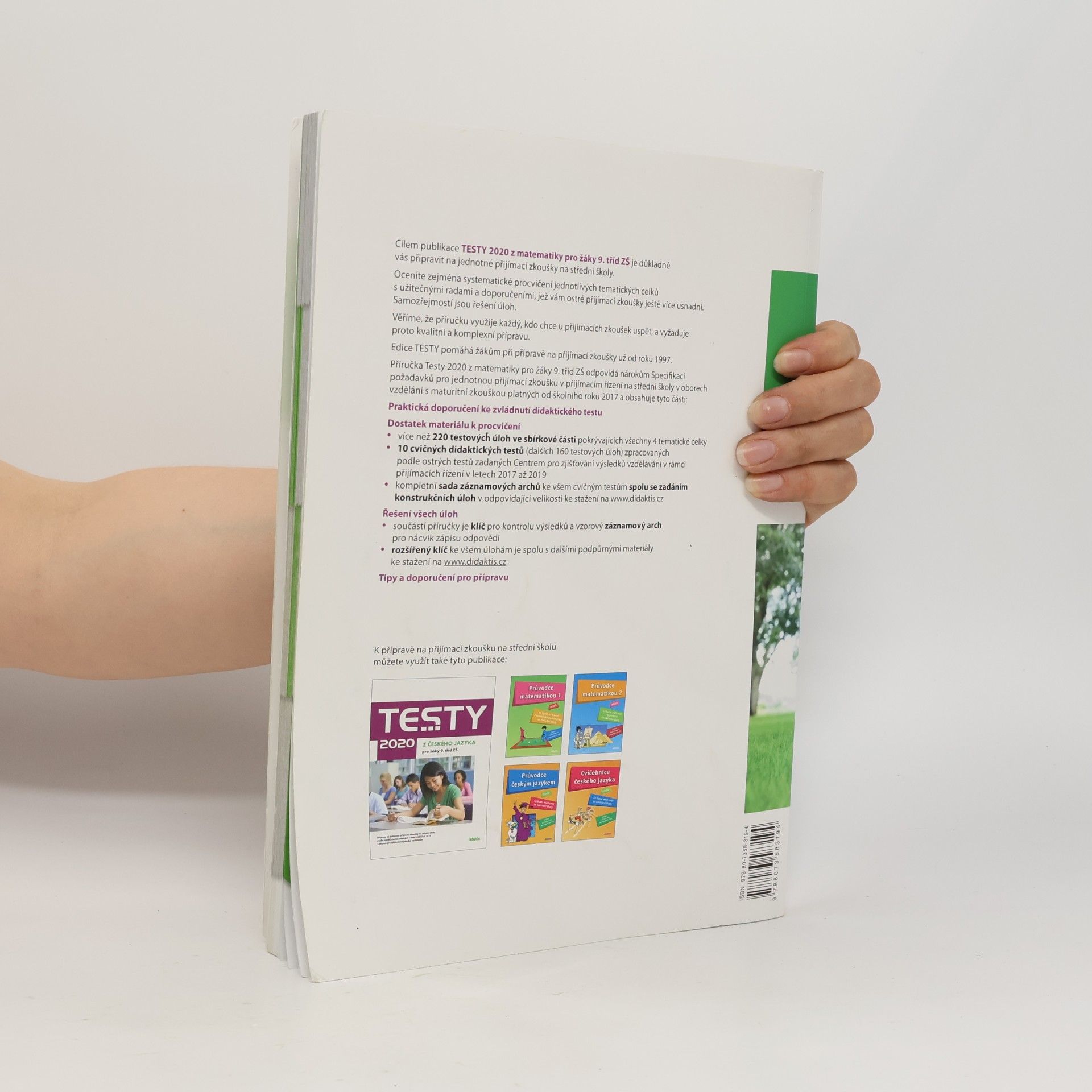 Hana Hedbávná Testy 2020 pro žáky 9. tříd ZŠ z matematiky