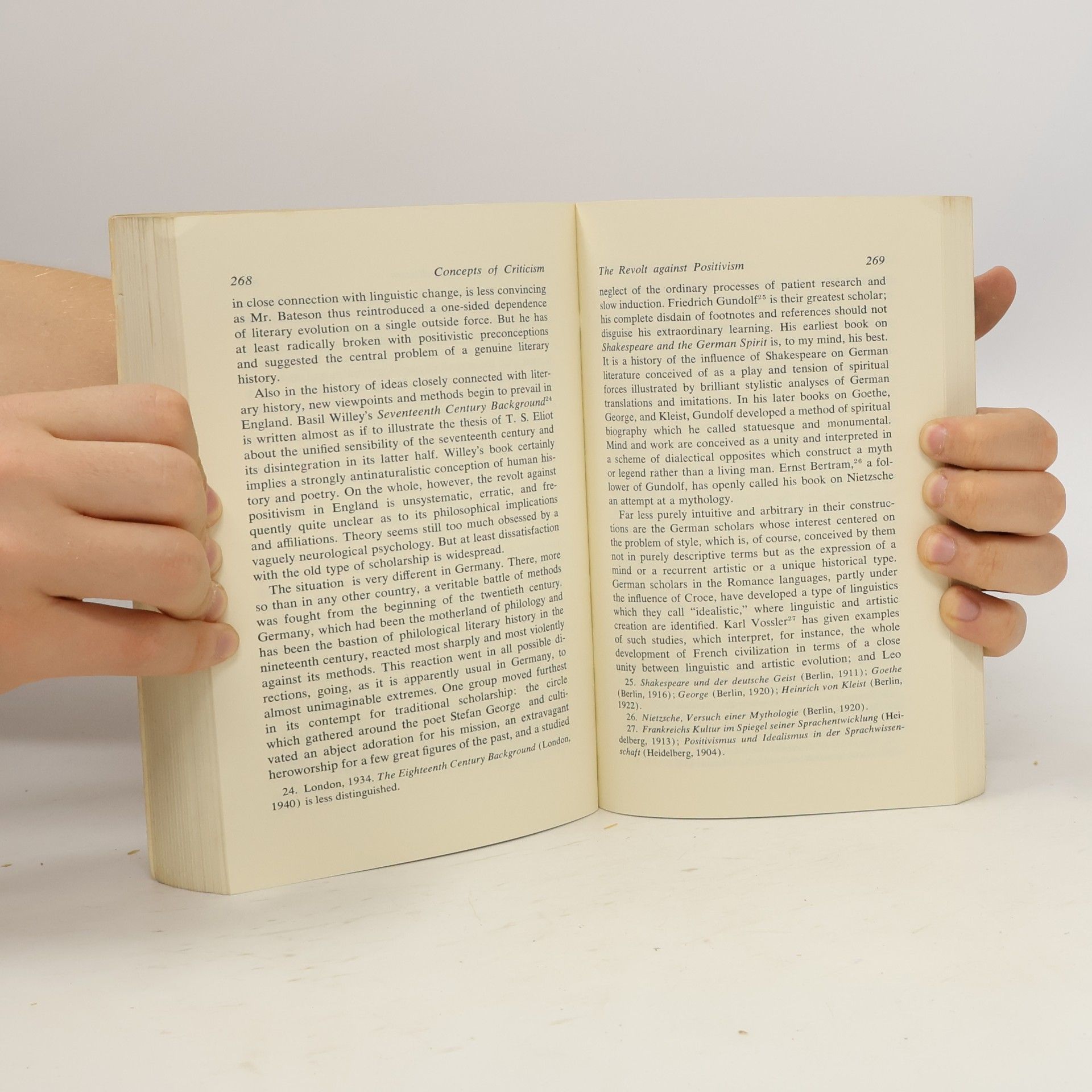 René Wellek Concepts of Criticism