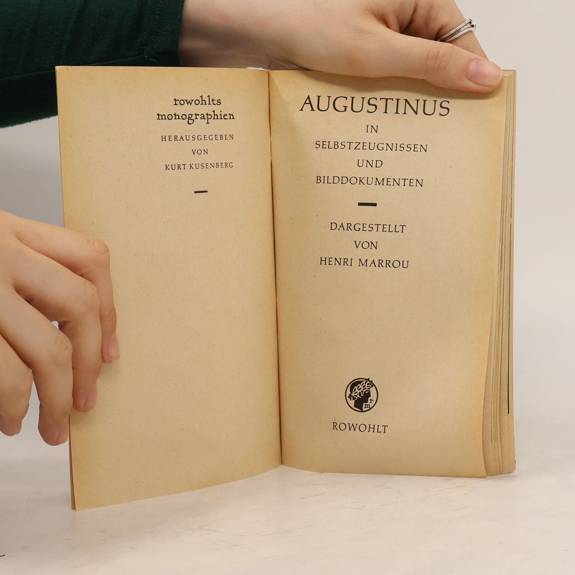 HenriIrénée Marrou Augustinus : in Selbstzeugnissen und Bilddokumenten