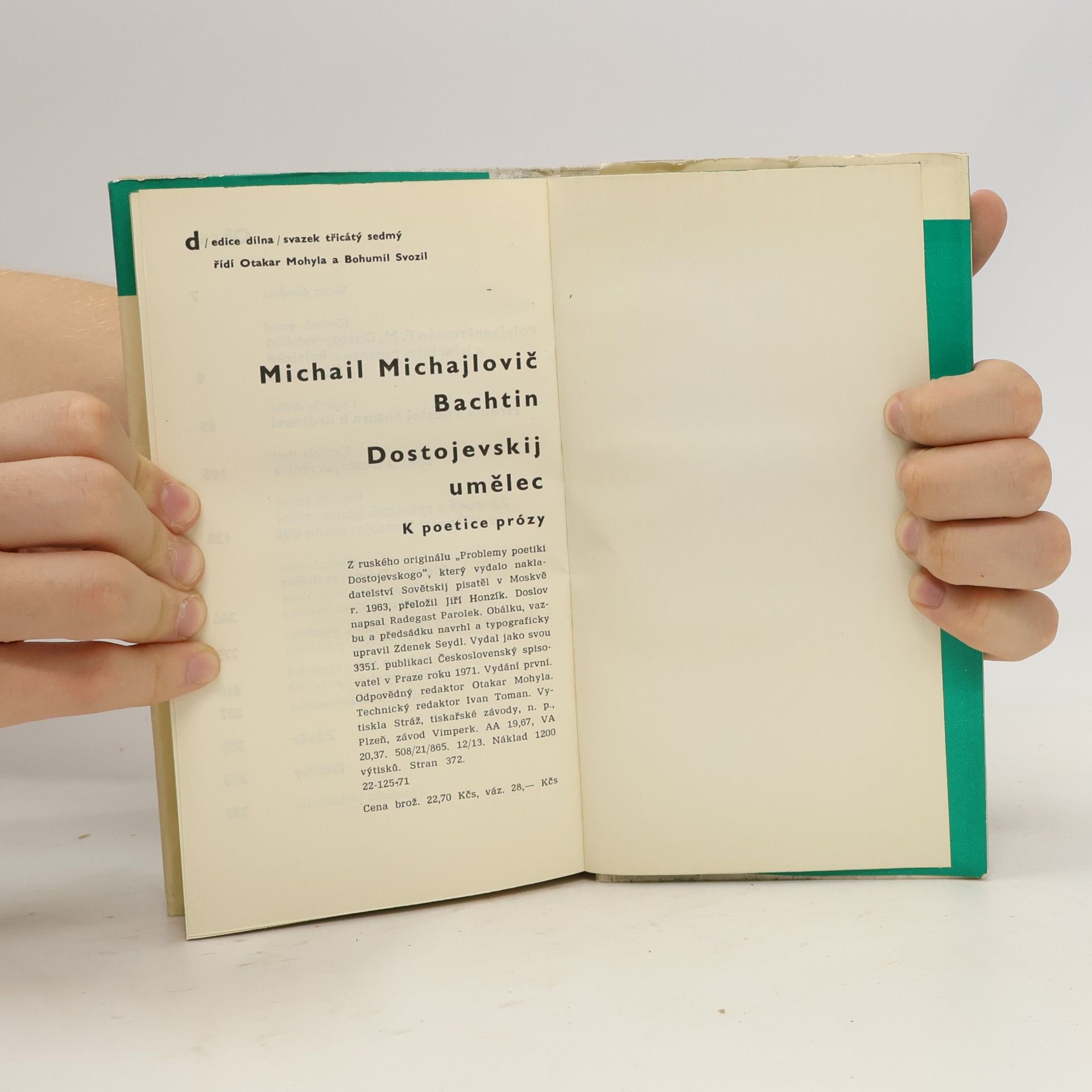 Michail Bachtin Dostojevskij umělec