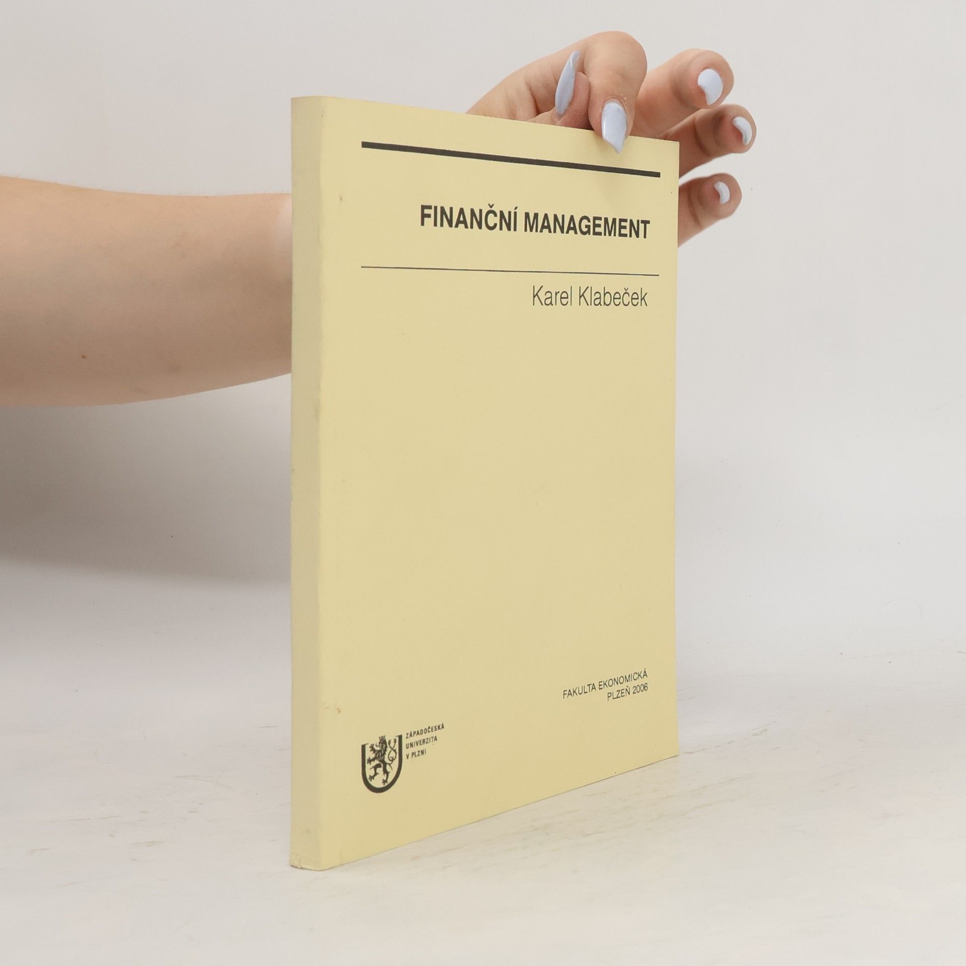 Karel Klabeček Finanční management