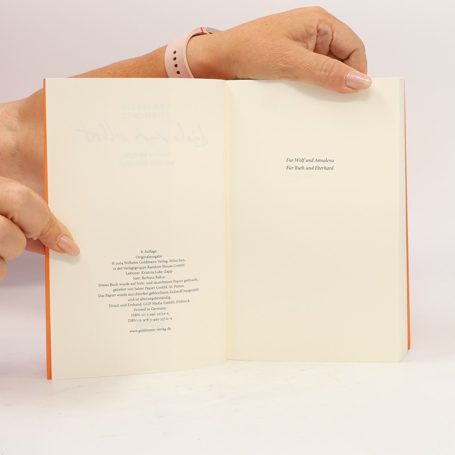 Eva-Maria Zurhorst Liebe dich selbst und es ist egal, wen du heiratest