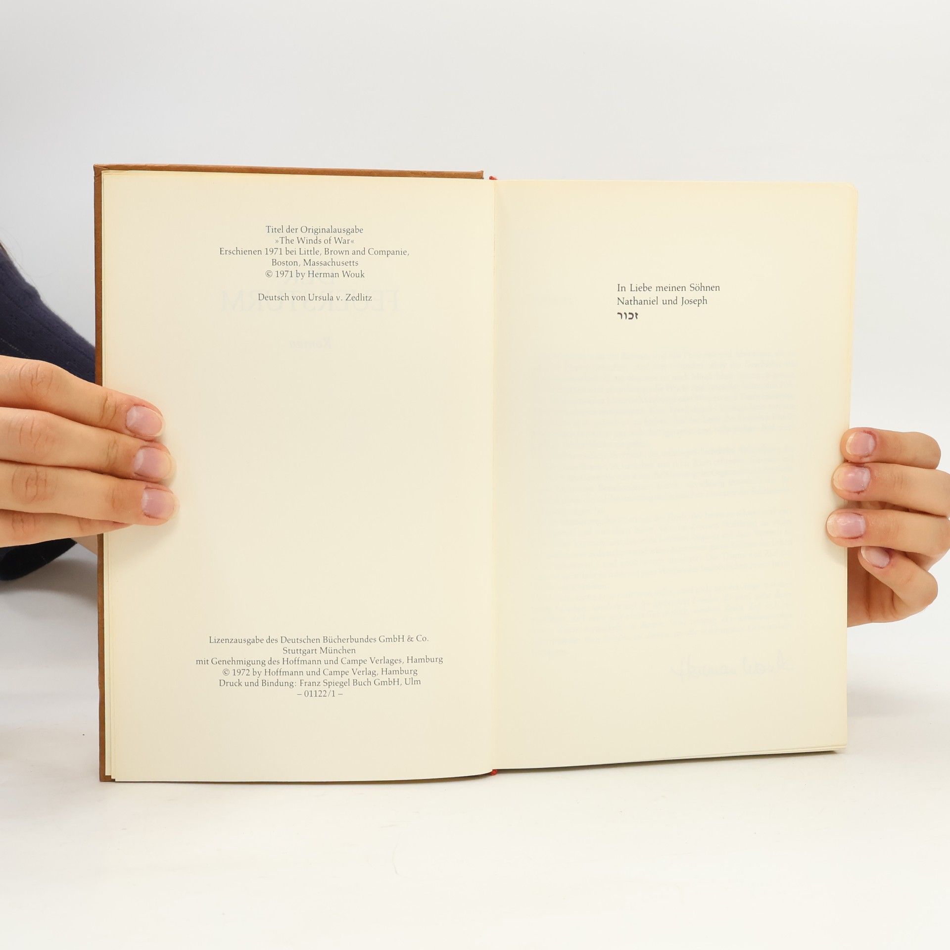 Herman Wouk Der Feuersturm