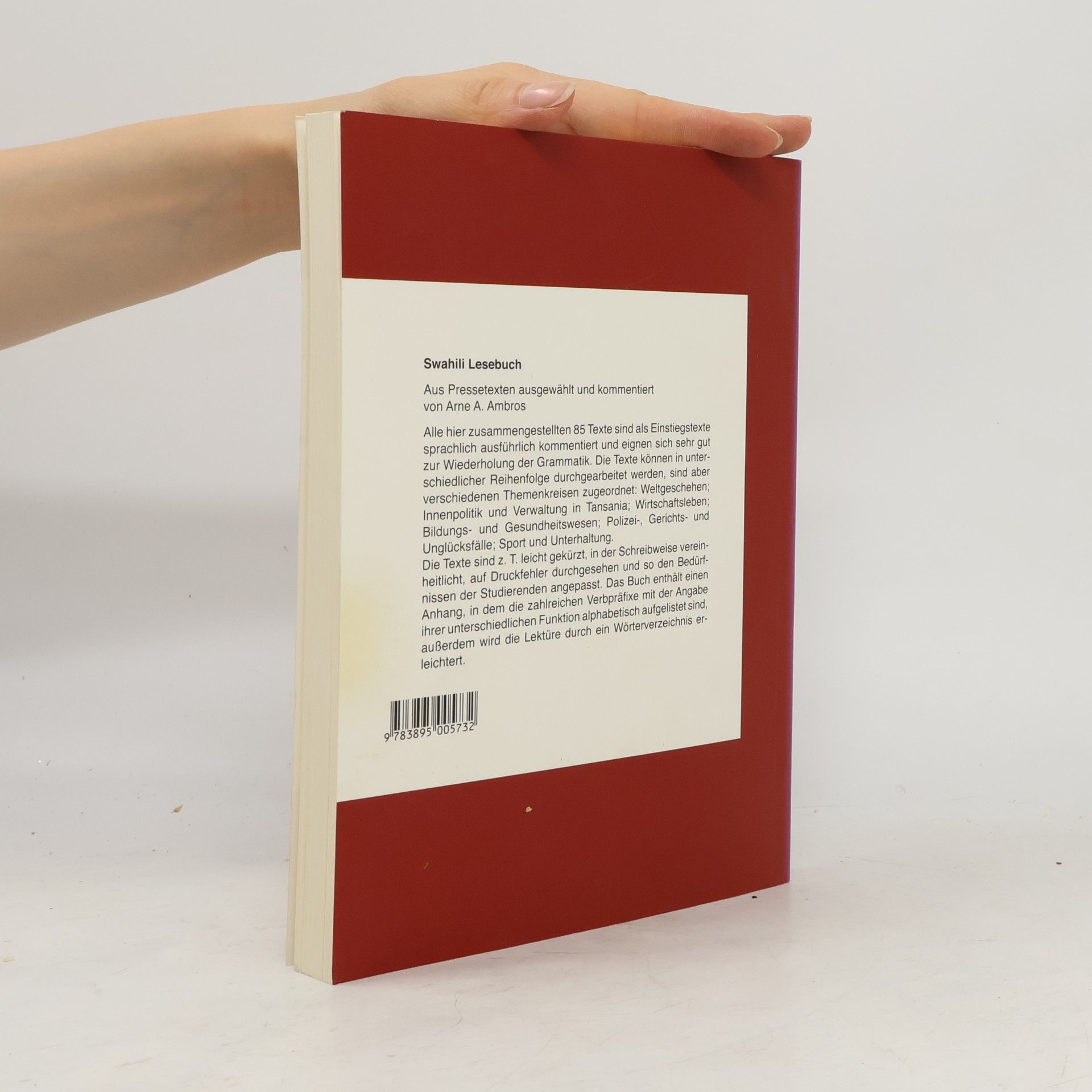 Arne A. Ambros Swahili-Lesebuch