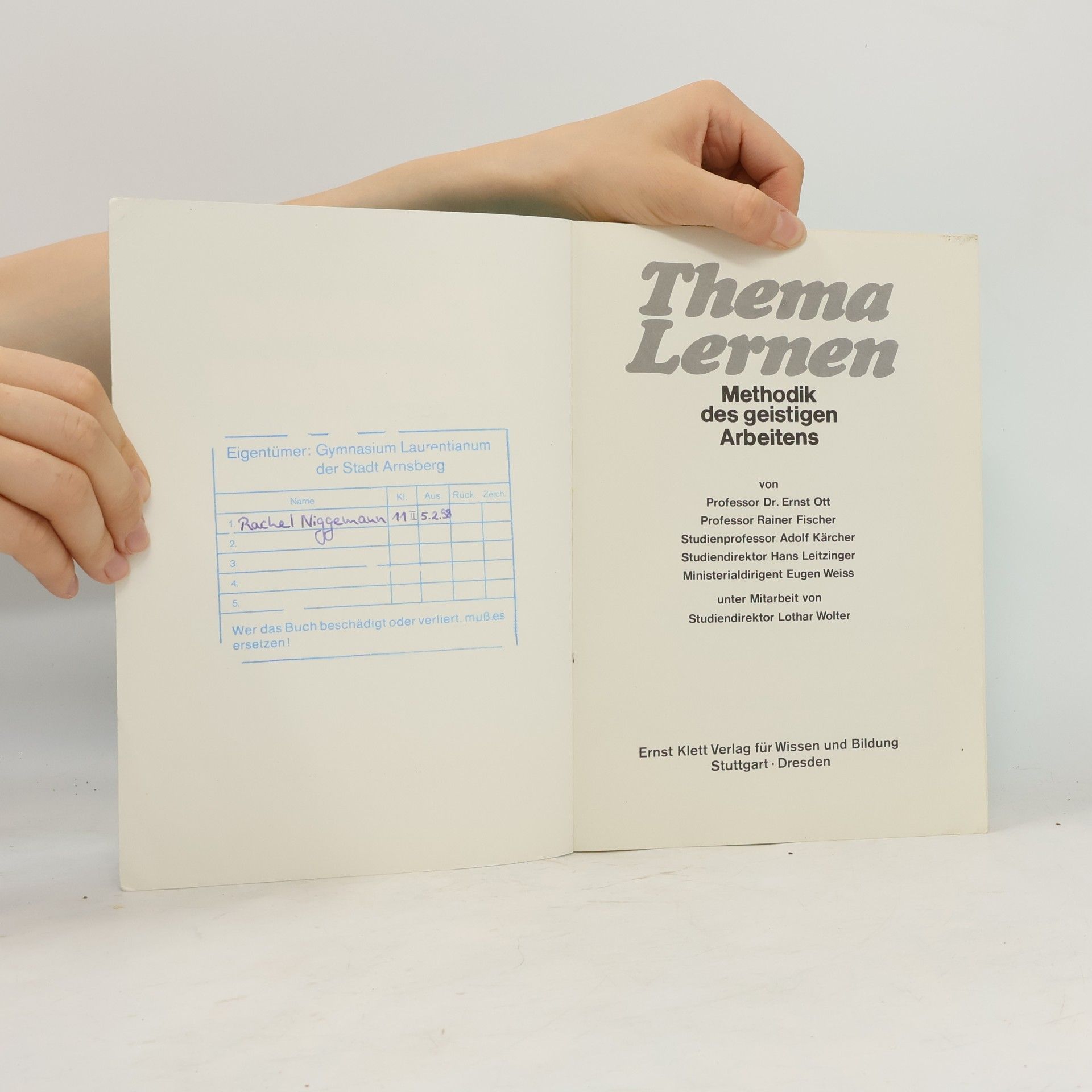 Collectif d'auteurs Thema Lernen
