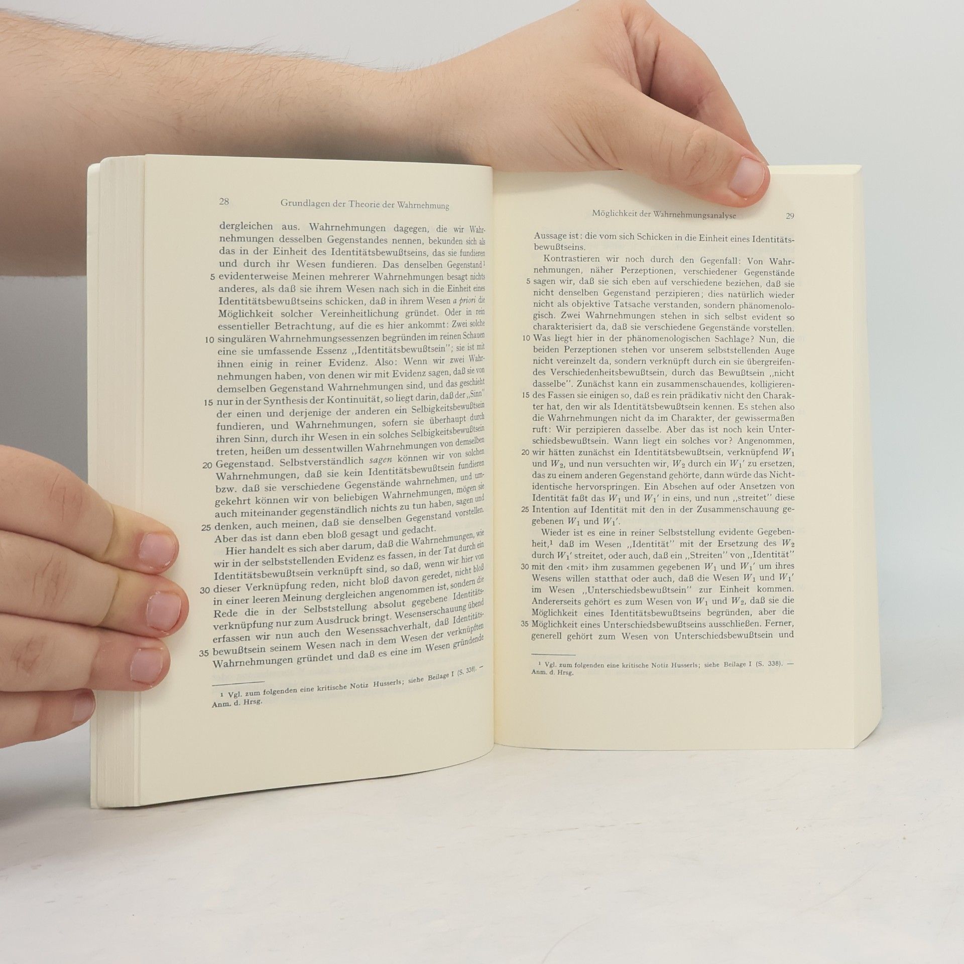 Edmund Husserl Ding und Raum