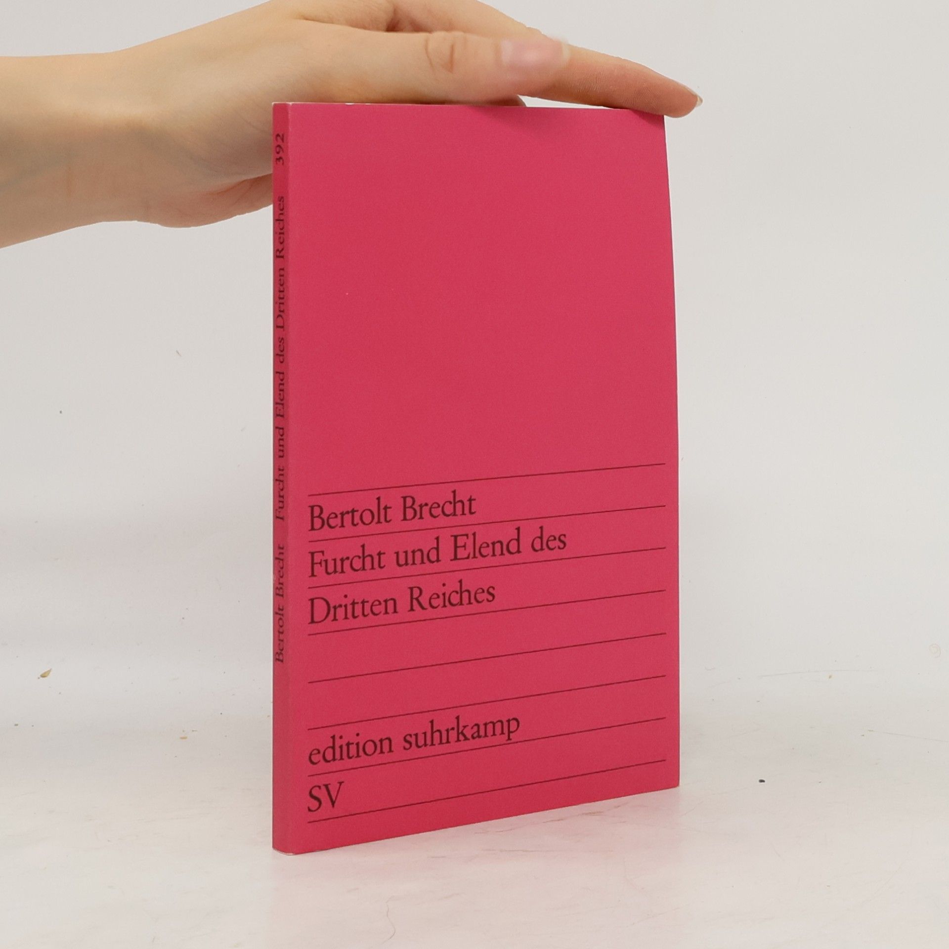 Bertolt Brecht Furcht und Elend des Dritten Reiches