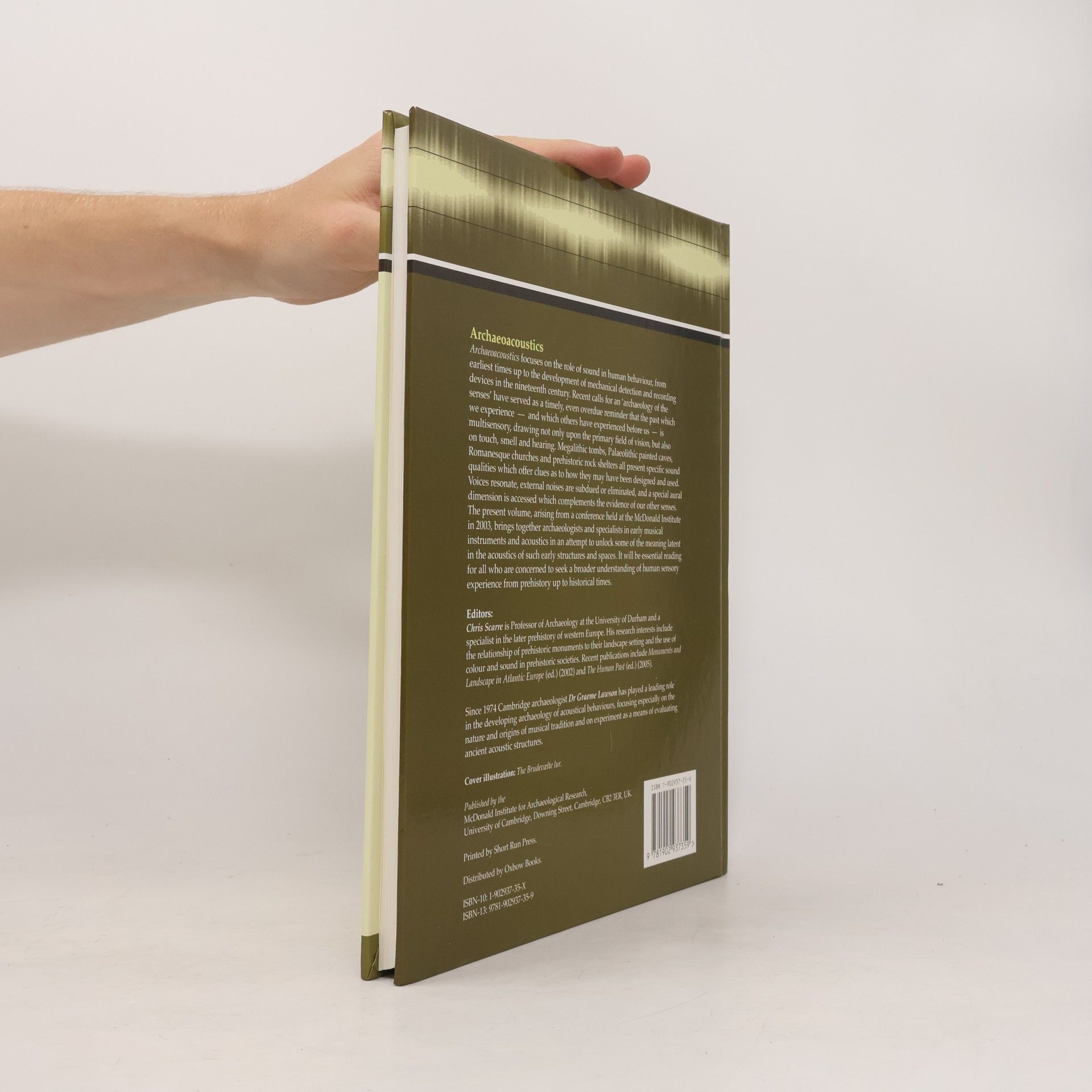 Christopher Scarre McDonald Institute Monographs: Archaeoacoustics