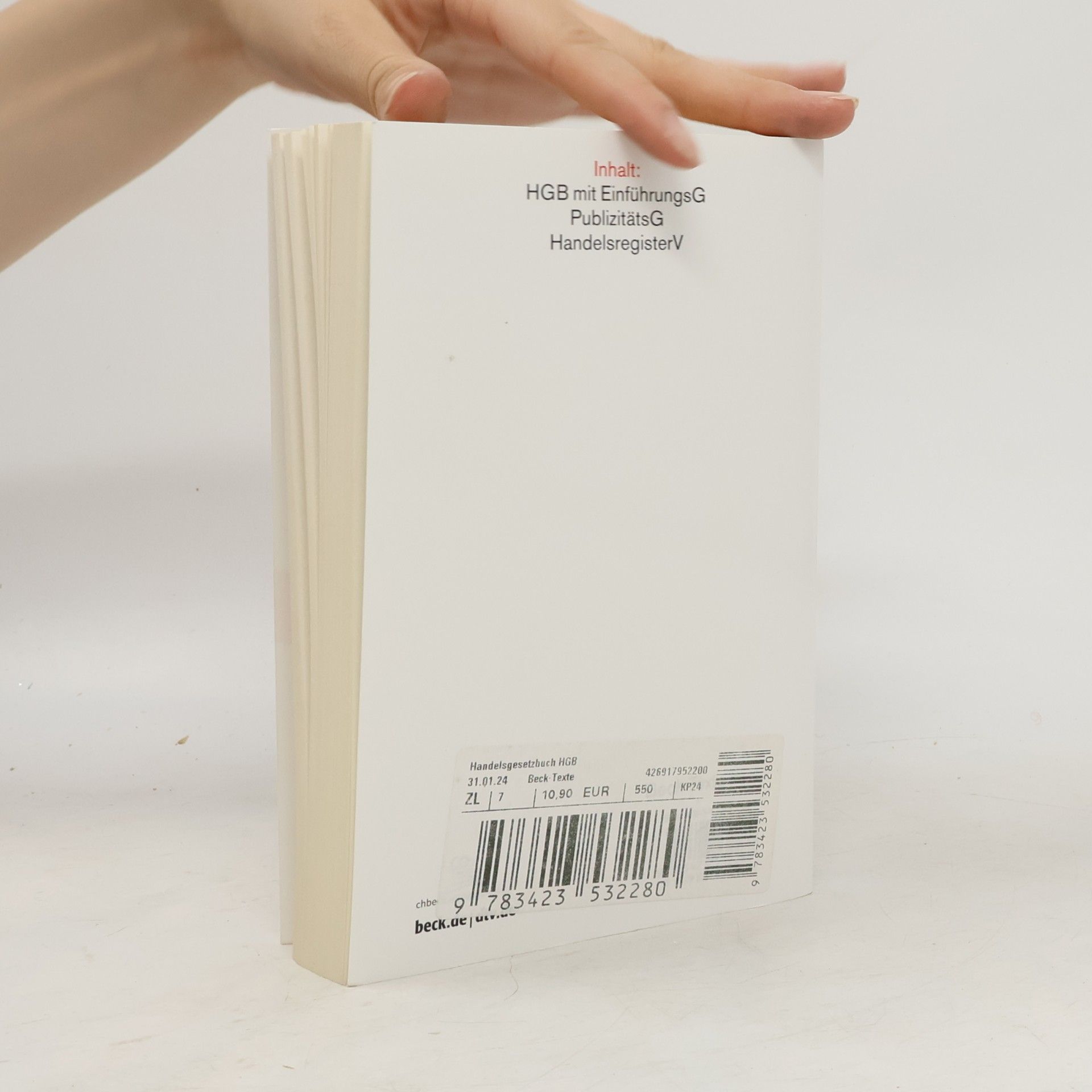 dtv Verlagsgesellschaft Handelsgesetzbuch