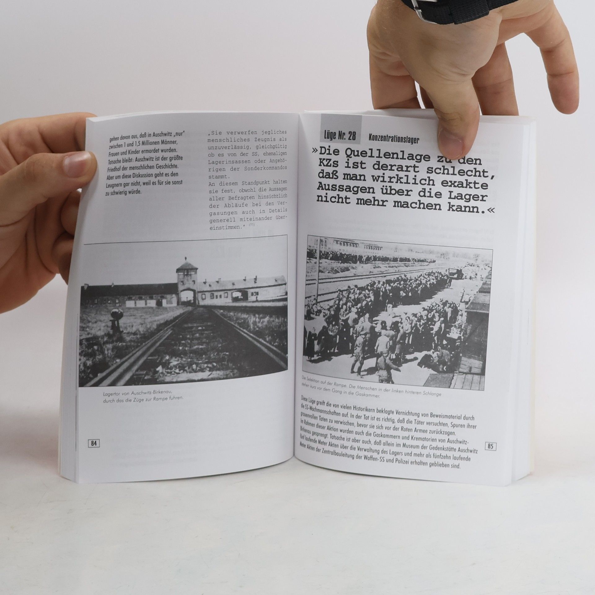 Markus Tiedemann "In Auschwitz wurde niemand vergast"